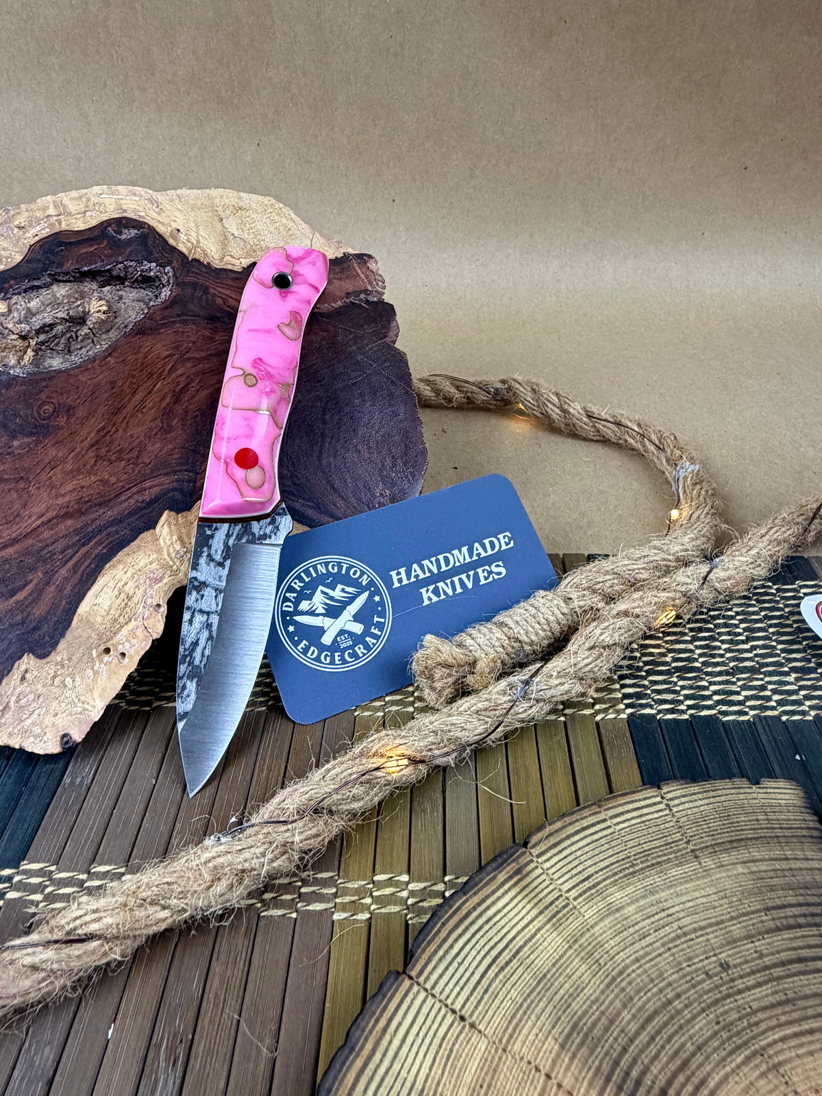 Kermit The Kephart - Pink J.Hue Customs “Resin Chaos” with Copper Mesh - Tapered A2