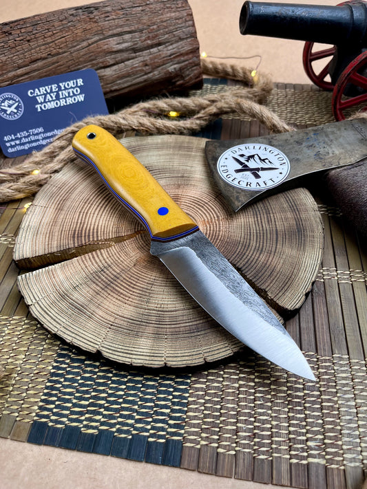Candyman - Vintage Linen Micarta - Tapered A2