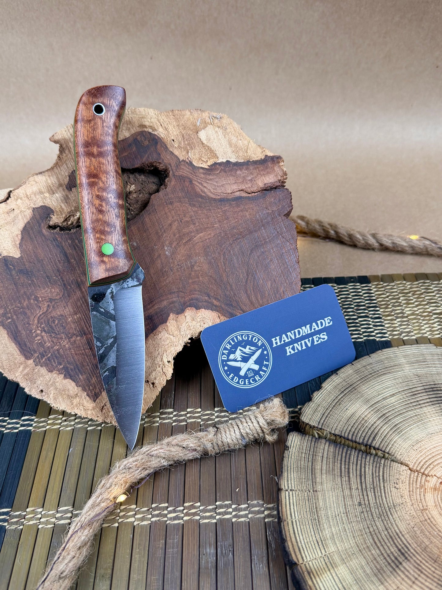 Kermit The 4in Kephart - Flamed Sapele - Tapered Nitro V