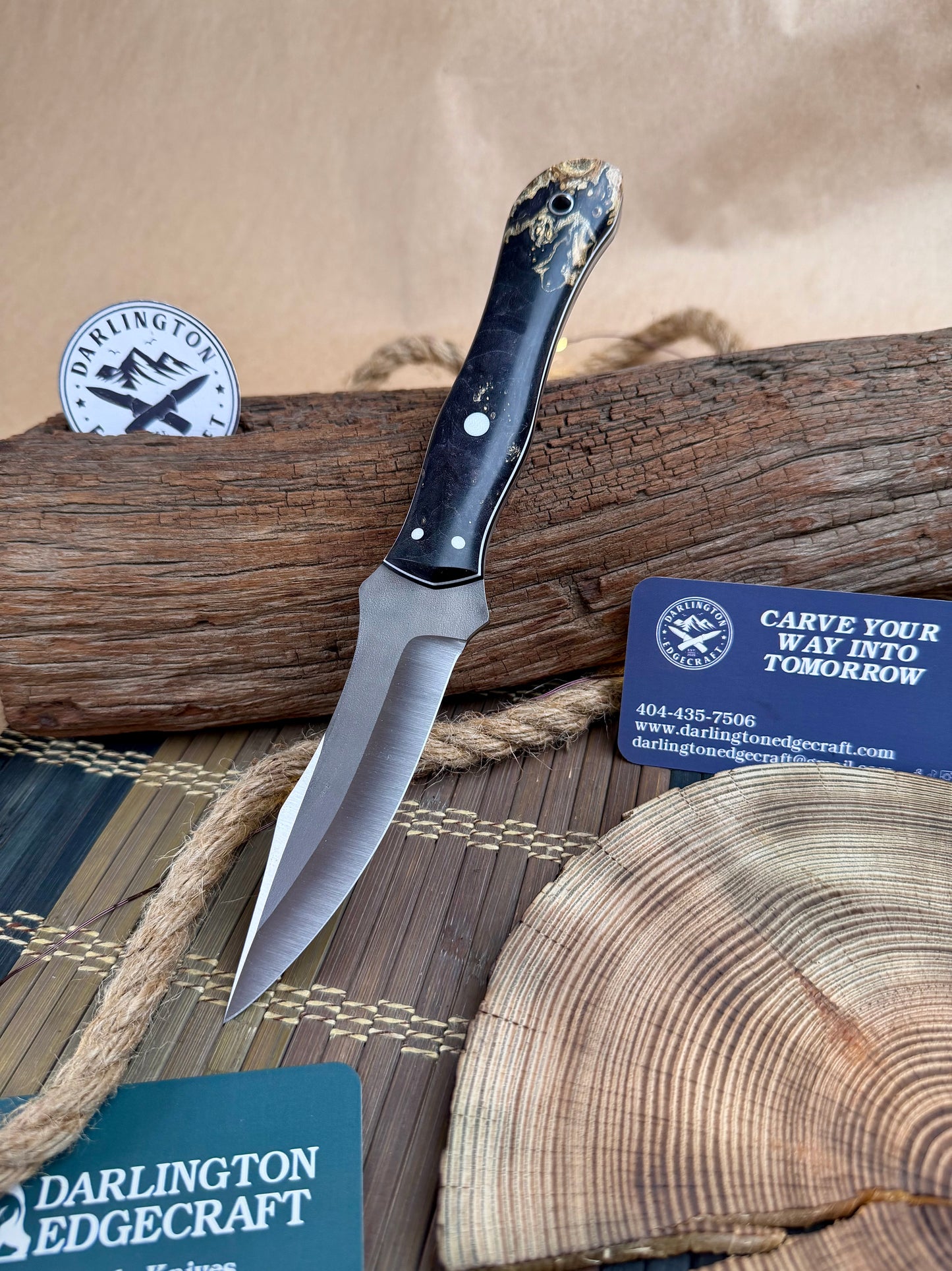 The Nightmare Before Christmas - Black Maple Burl - Tapered Nitro V