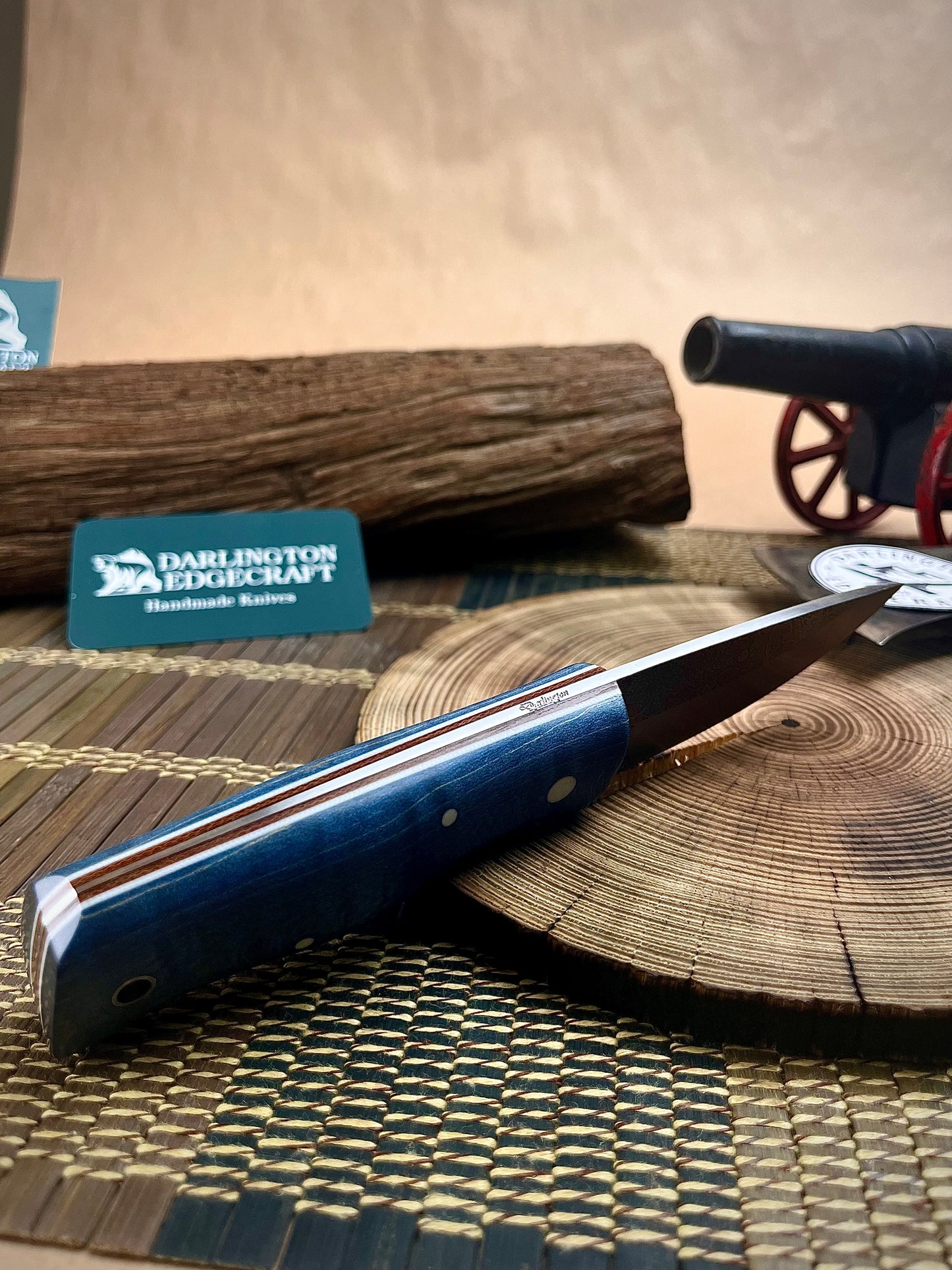 Penguin - Blue Curly Maple - Tapered A2