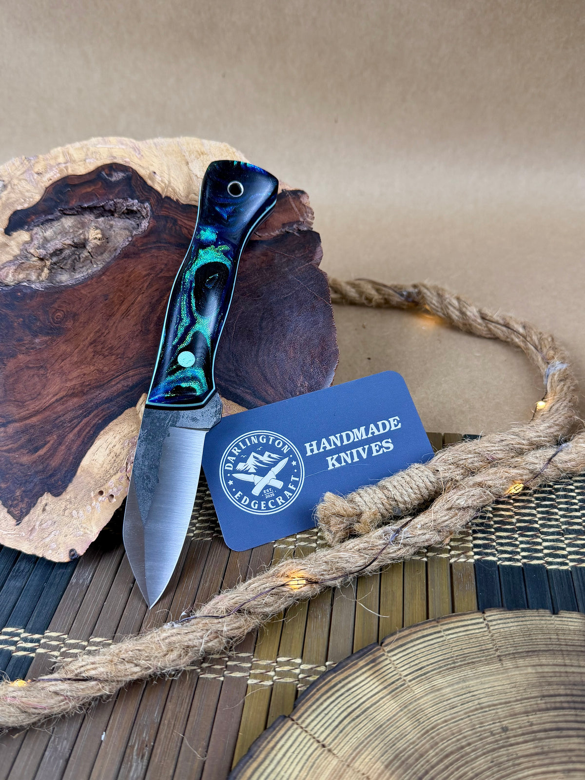 Big Foot - Abalone Burl Micarta - Tapered MagnaCut