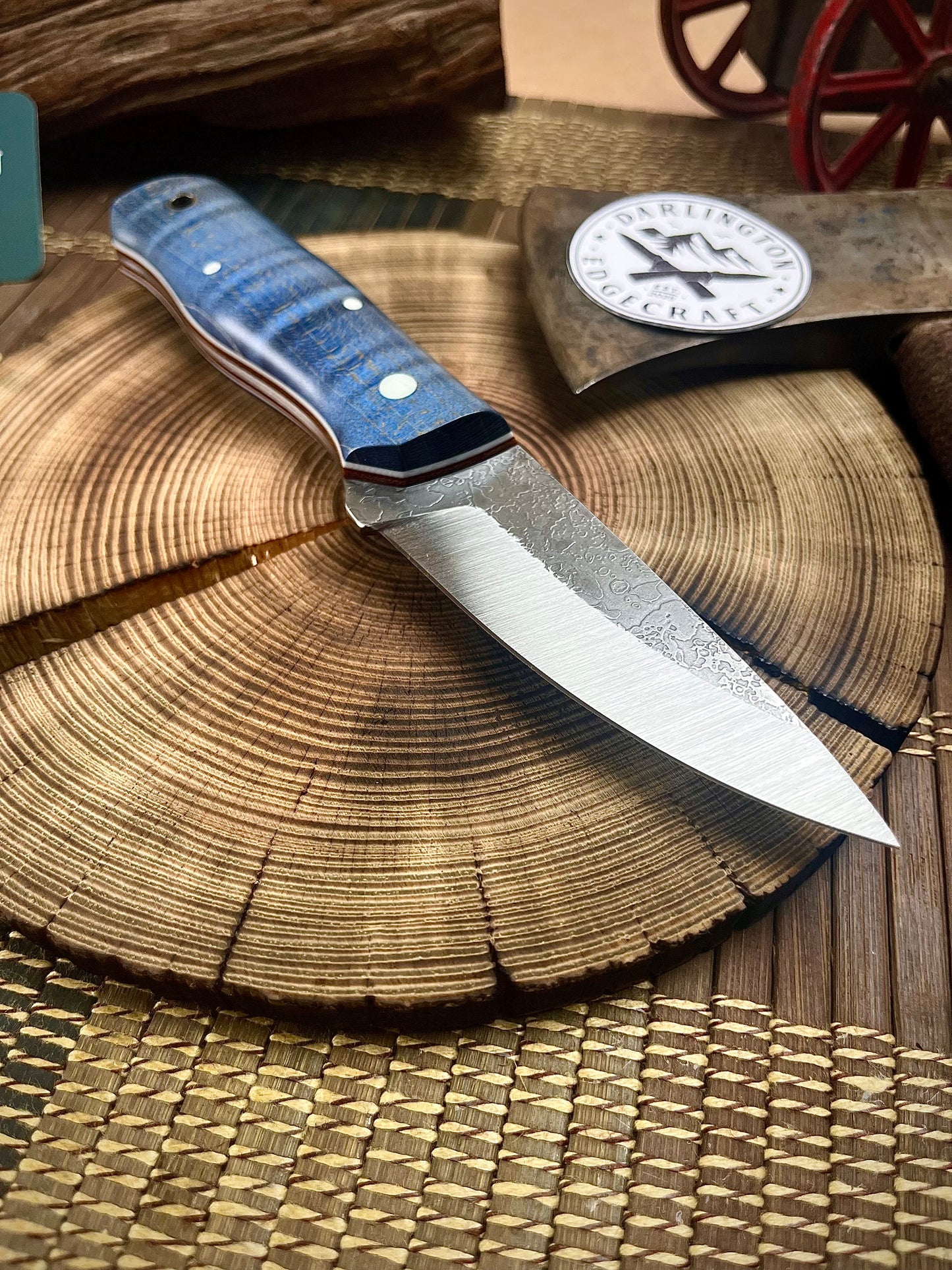 Penguin - Blue Curly Maple - Tapered A2