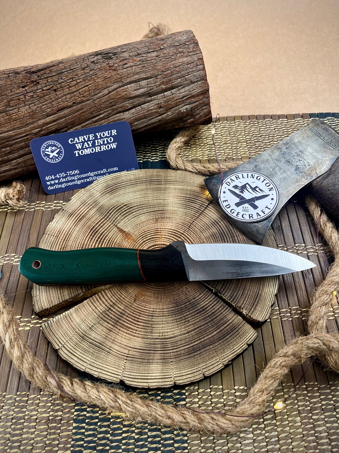 Candyman - Black Bolstered Emerald Paper - Tapered Nitro V