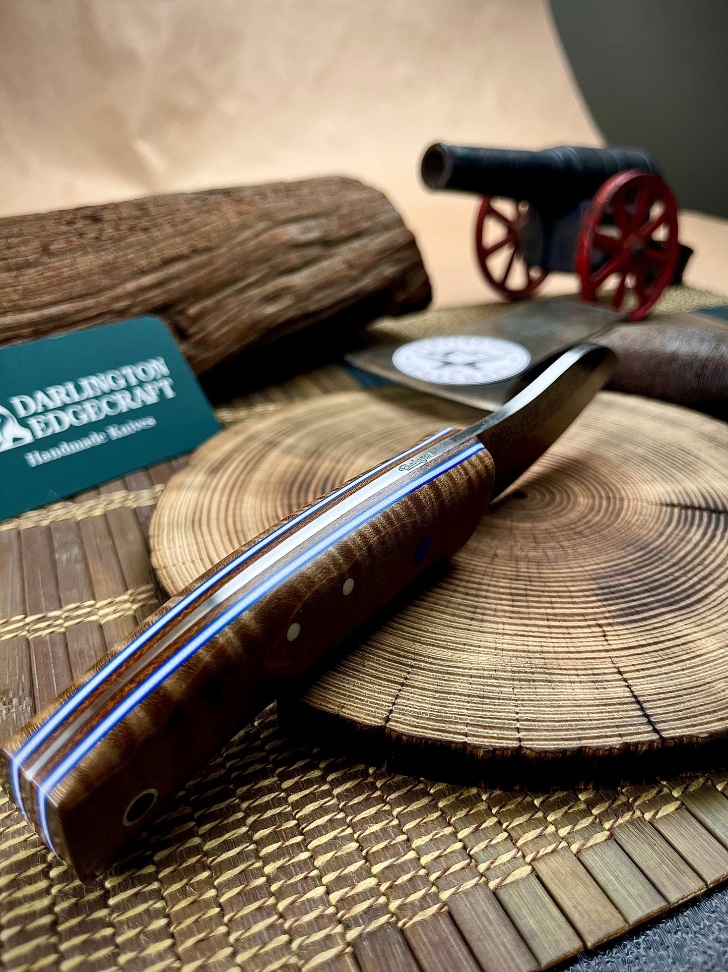 Ol’ Nessie - Brown Curly Maple - Tapered 1084 Steel