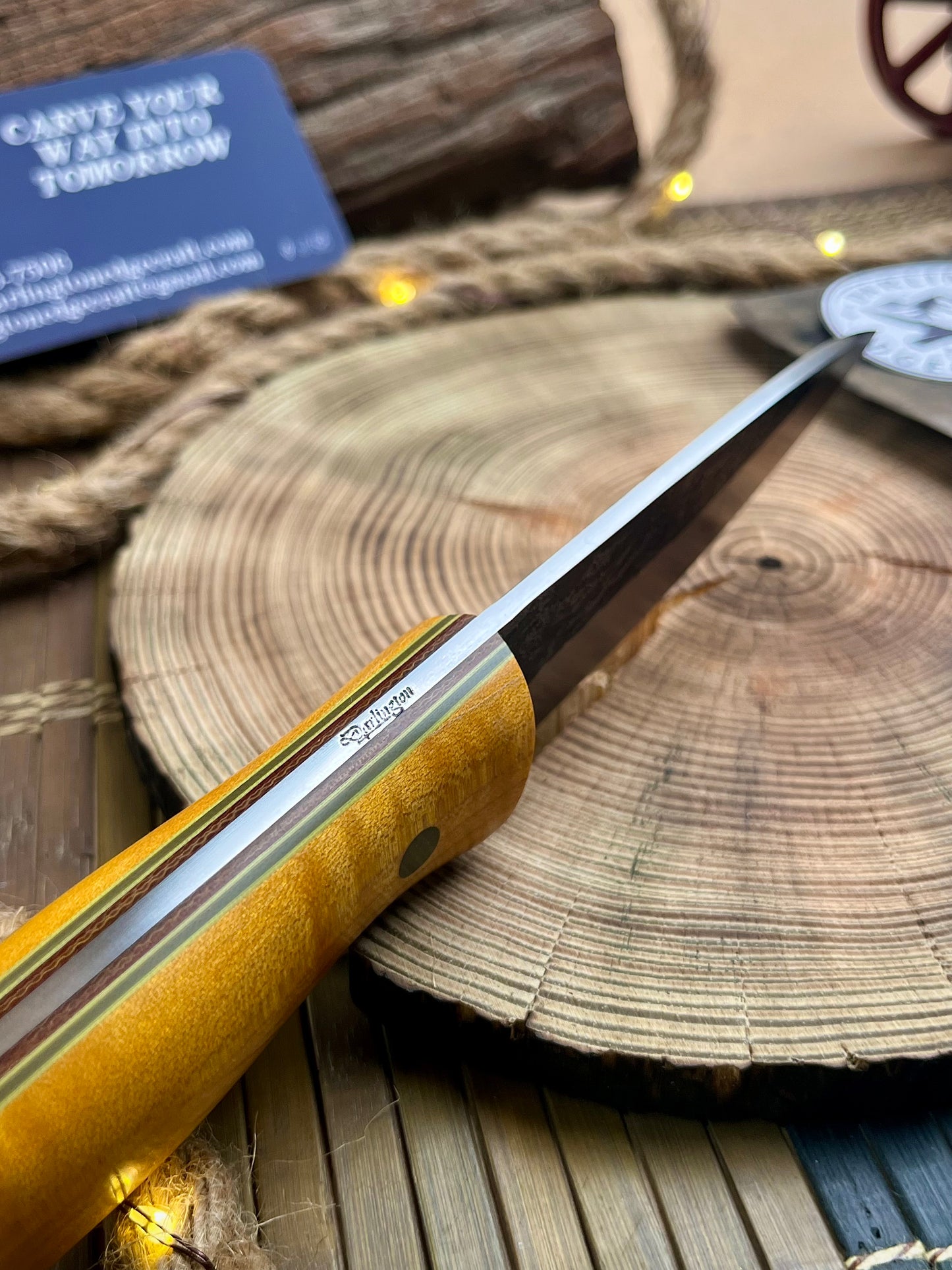 Candyman - Yellow Curly Maple - Tapered A2