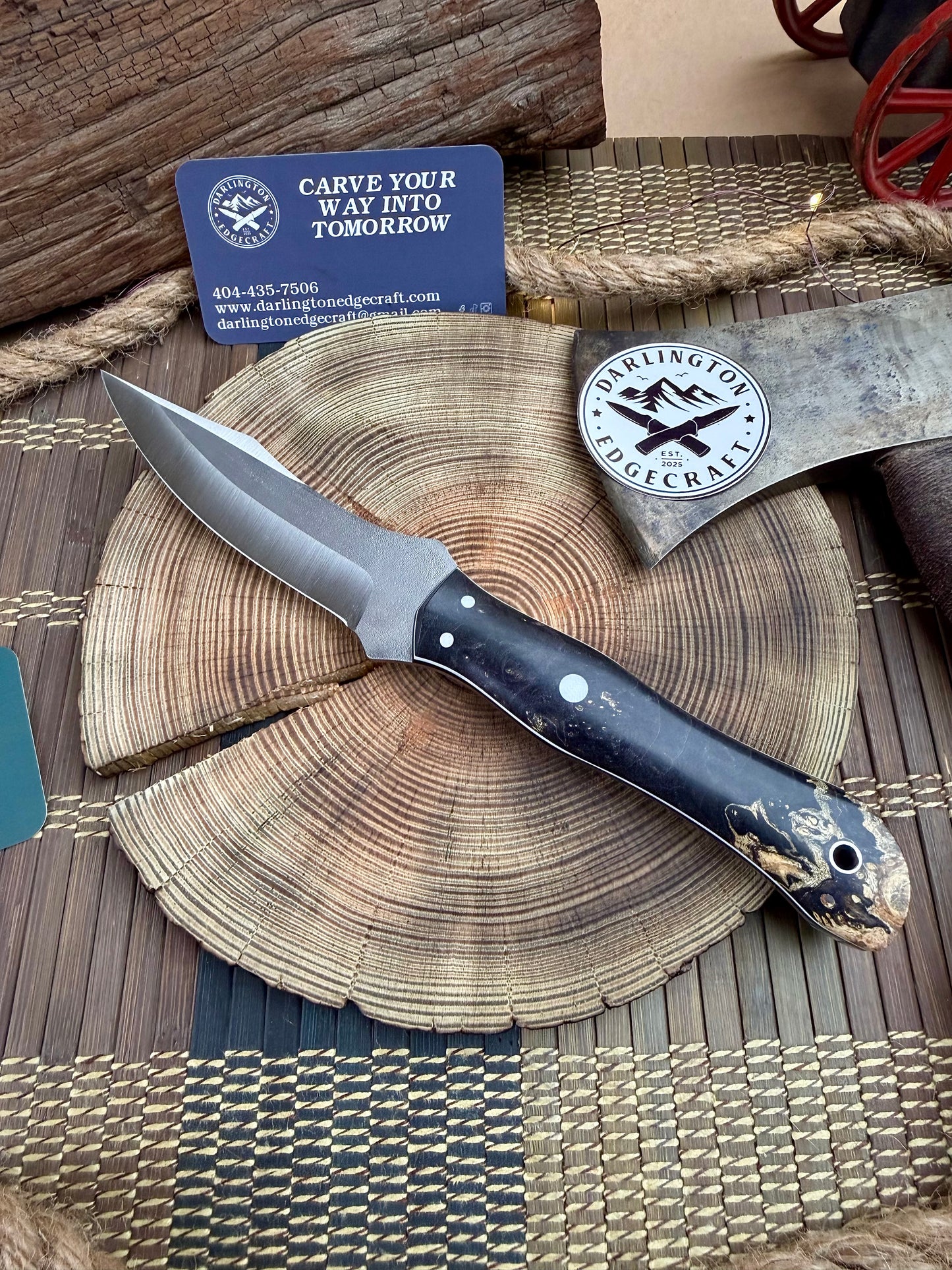 The Nightmare Before Christmas - Black Maple Burl - Tapered Nitro V