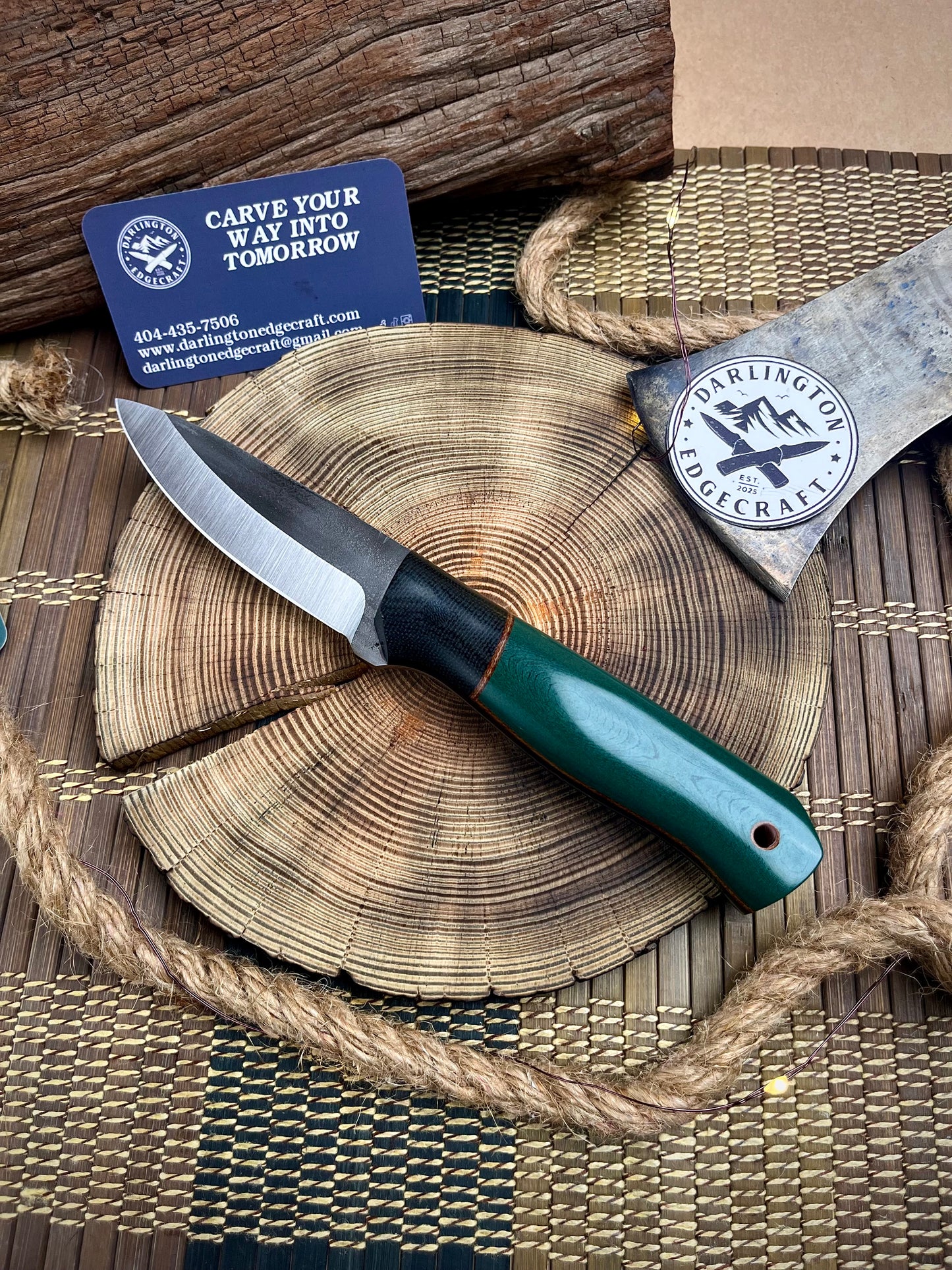 Candyman - Black Bolstered Emerald Paper - Tapered Nitro V