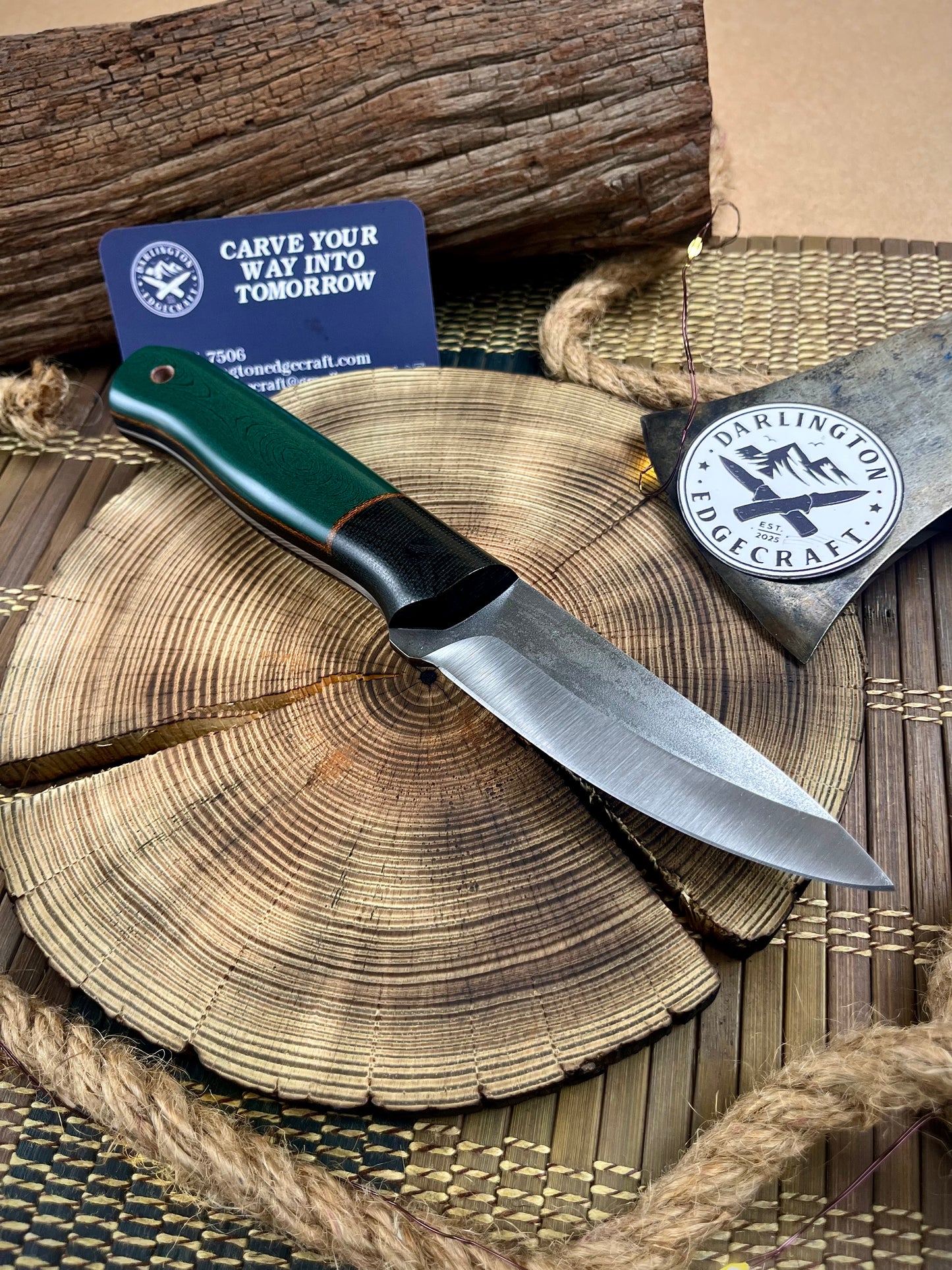 Candyman - Black Bolstered Emerald Paper - Tapered Nitro V
