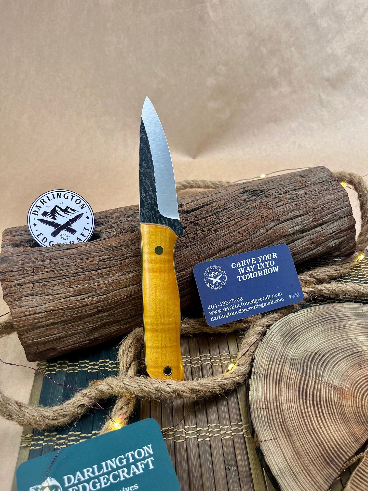 Candyman - Yellow Curly Maple - Tapered A2