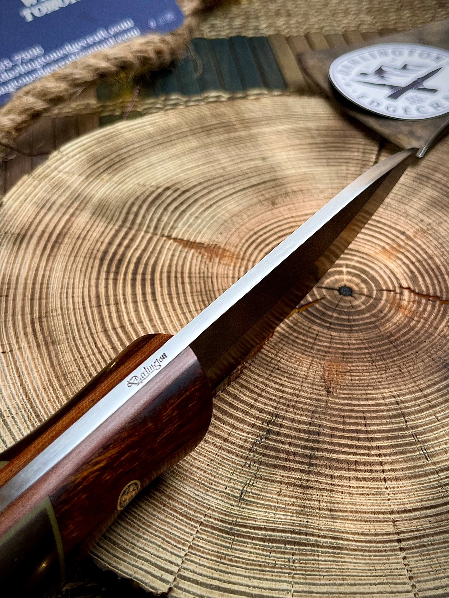 Candyman - Bolstered Espresso Micarta - Tapered CPM 154
