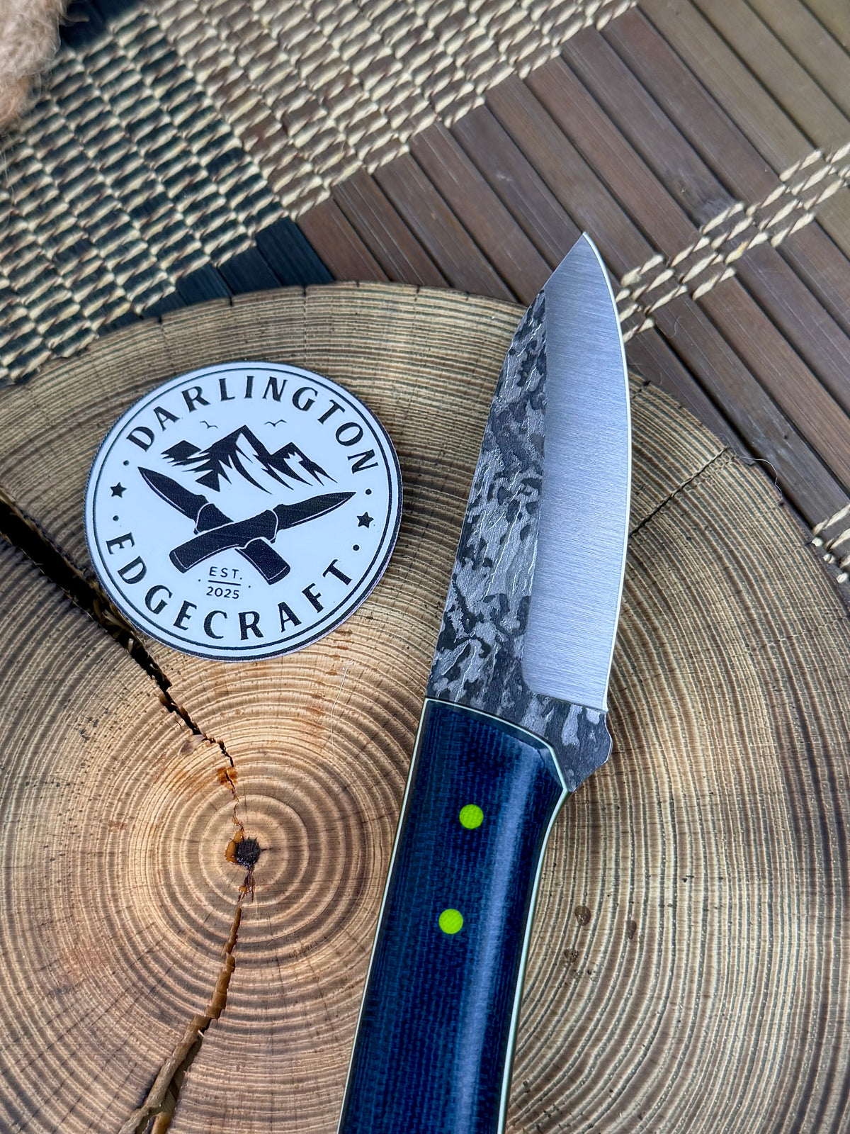 El Toro - Blue Canvas Micarta - Tapered A2