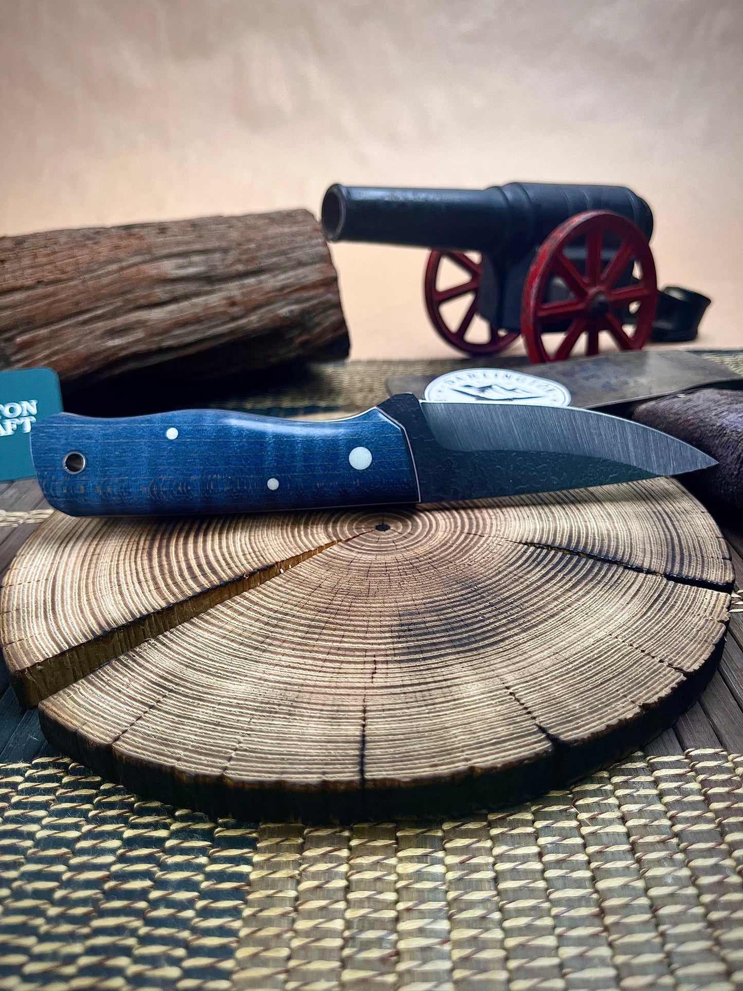 Penguin - Blue Curly Maple - Tapered A2