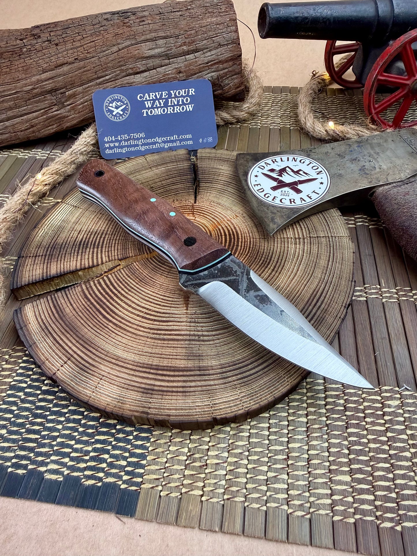 Chip Clip - Warm Curly Walnut - Tapered Nitro V