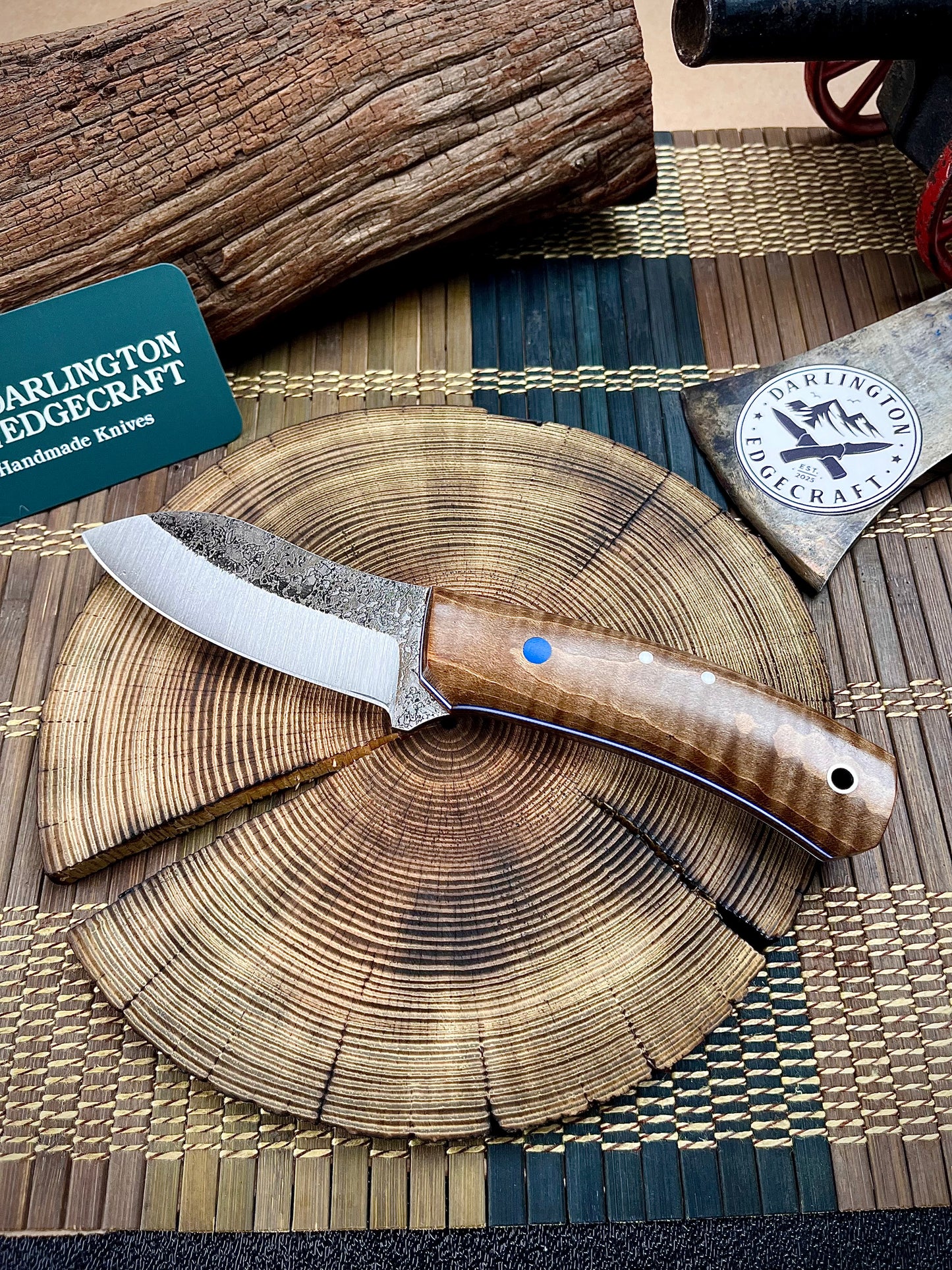 Ol’ Nessie - Brown Curly Maple - Tapered 1084 Steel