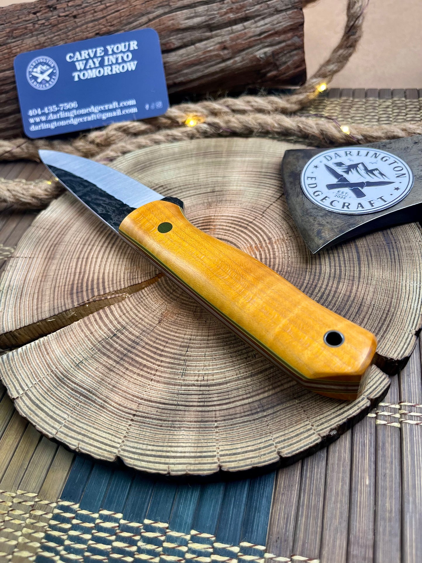 Candyman - Yellow Curly Maple - Tapered A2