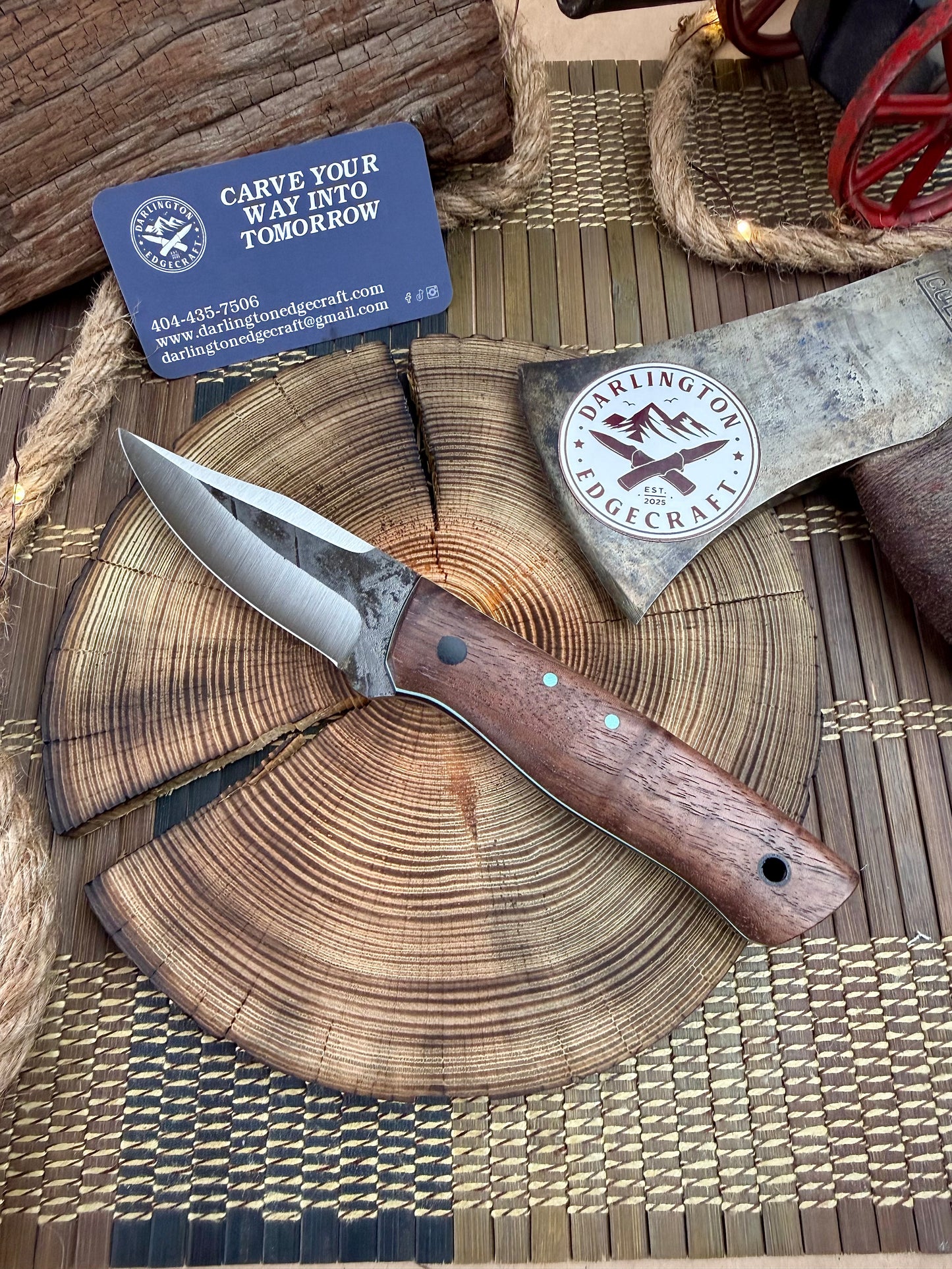 Chip Clip - Warm Curly Walnut - Tapered Nitro V