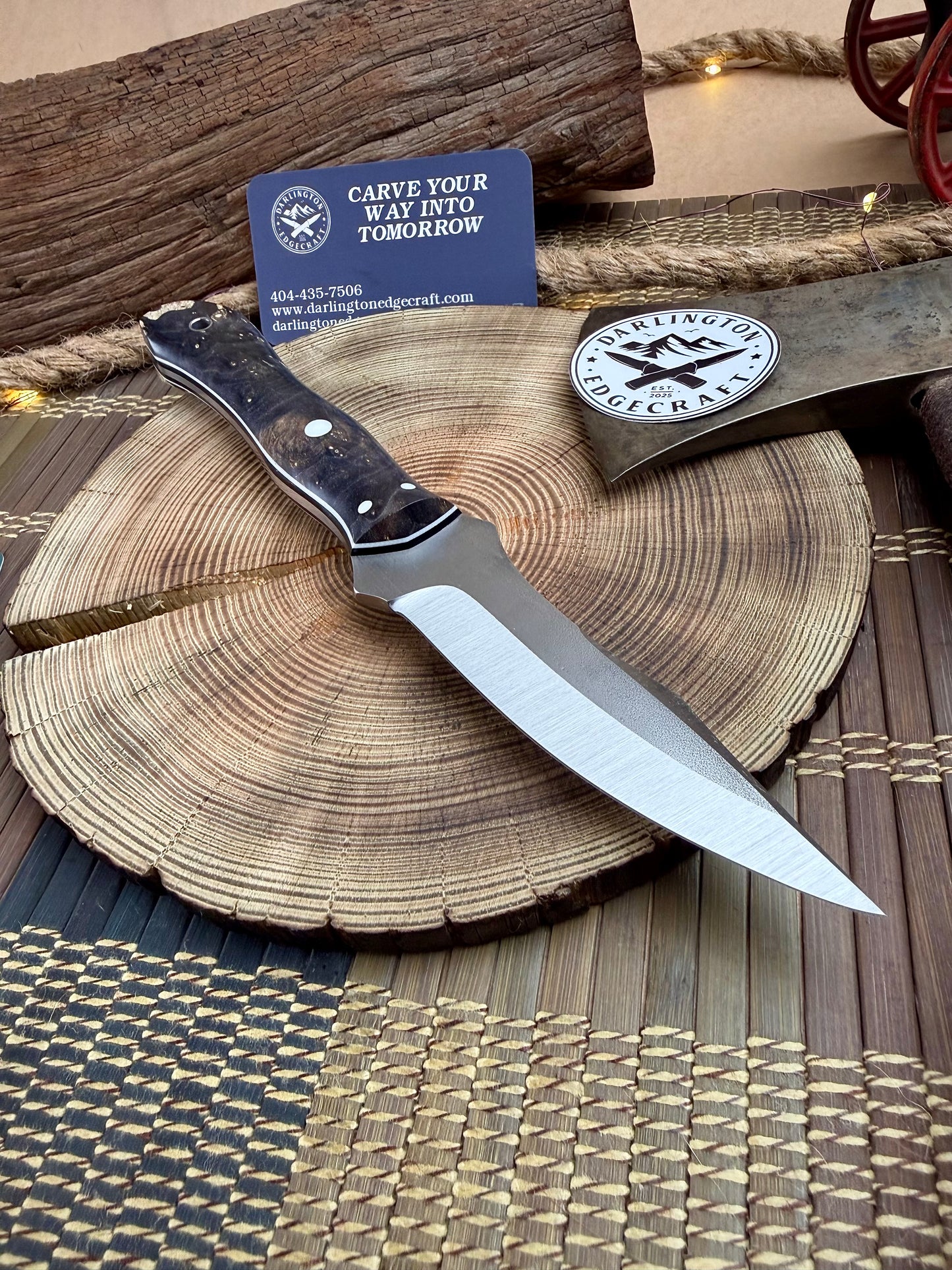 The Nightmare Before Christmas - Black Maple Burl - Tapered Nitro V