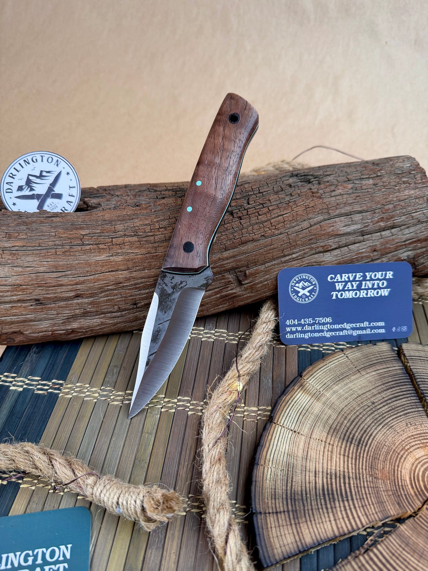 Chip Clip - Warm Curly Walnut - Tapered Nitro V