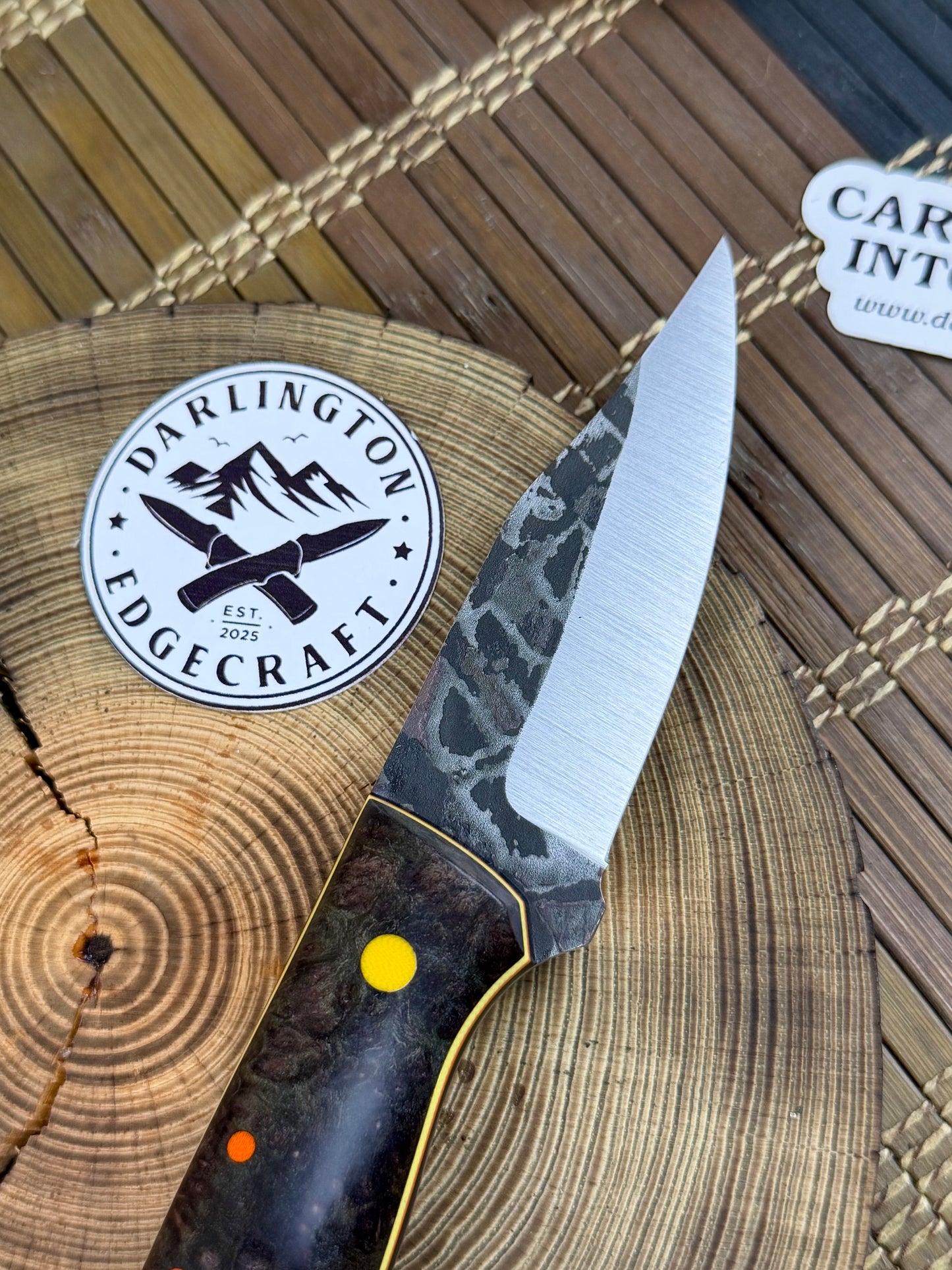 Chip Clip - Redwood Lace Burl - Tapered Nitro V