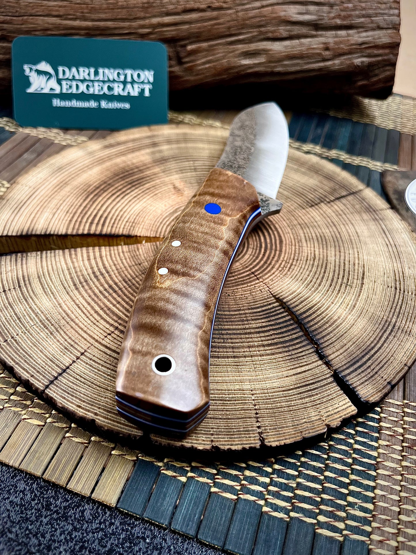 Ol’ Nessie - Brown Curly Maple - Tapered 1084 Steel