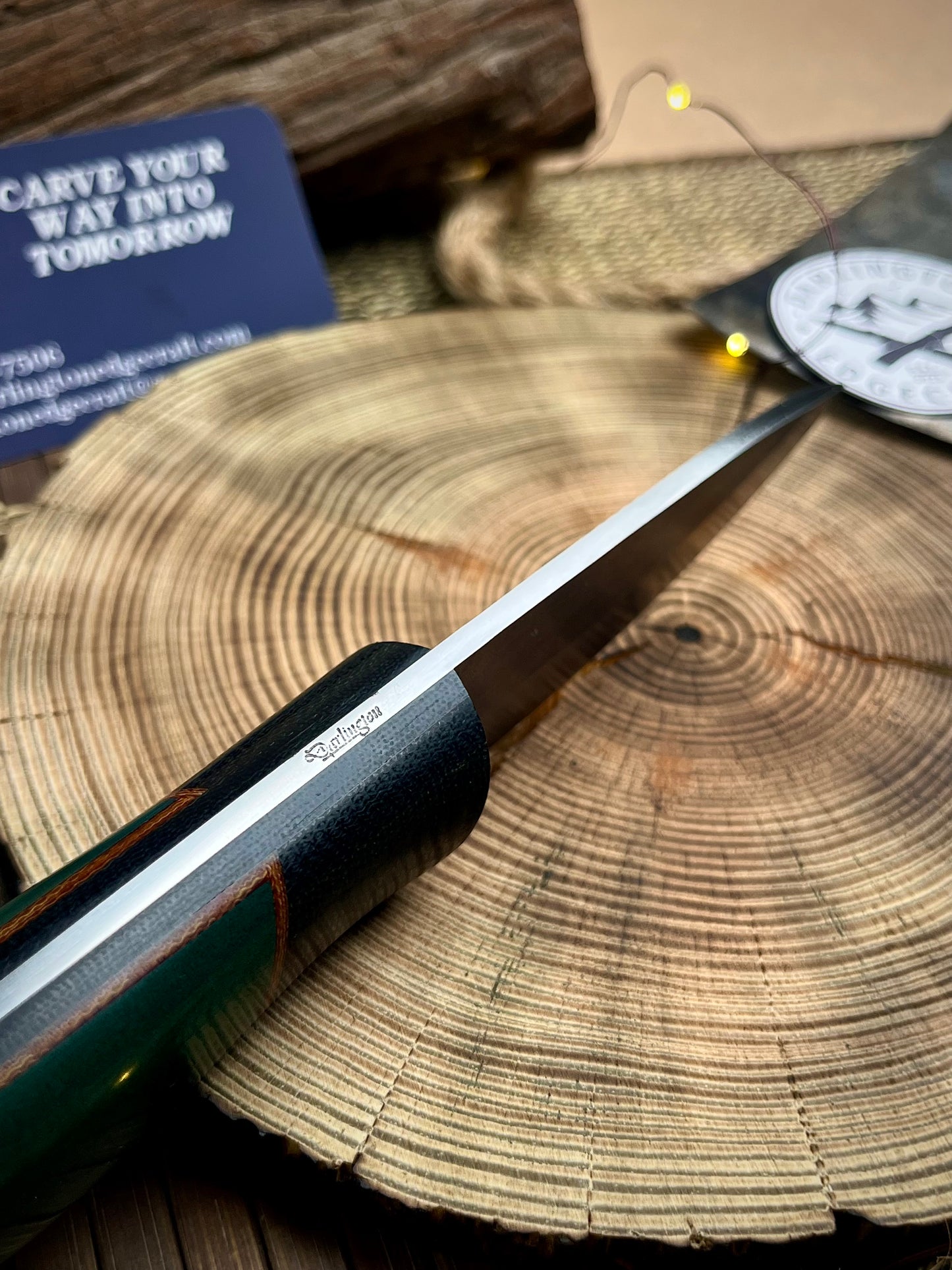 Candyman - Black Bolstered Emerald Paper - Tapered Nitro V