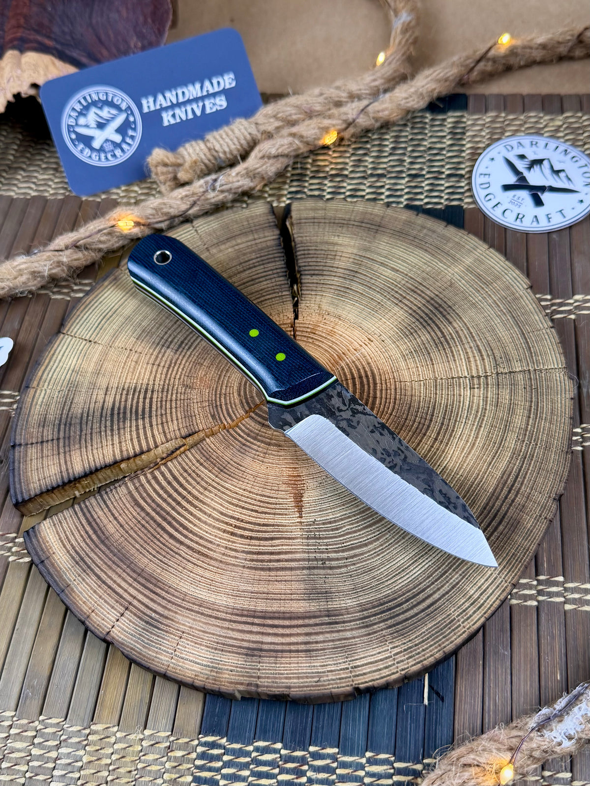 El Toro - Blue Canvas Micarta - Tapered A2