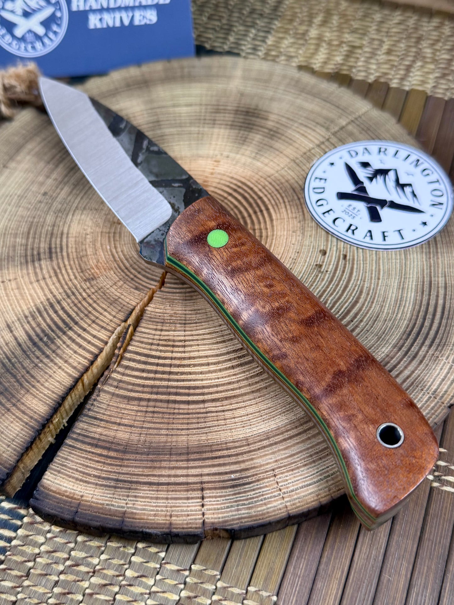 Kermit The 4in Kephart - Flamed Sapele - Tapered Nitro V