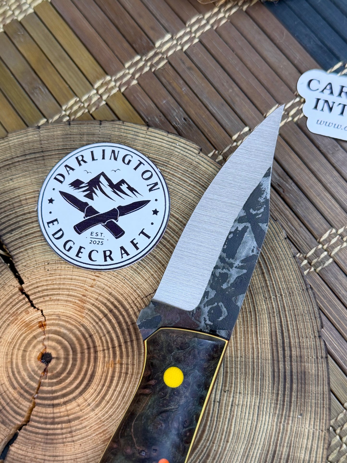 Chip Clip - Redwood Lace Burl - Tapered Nitro V