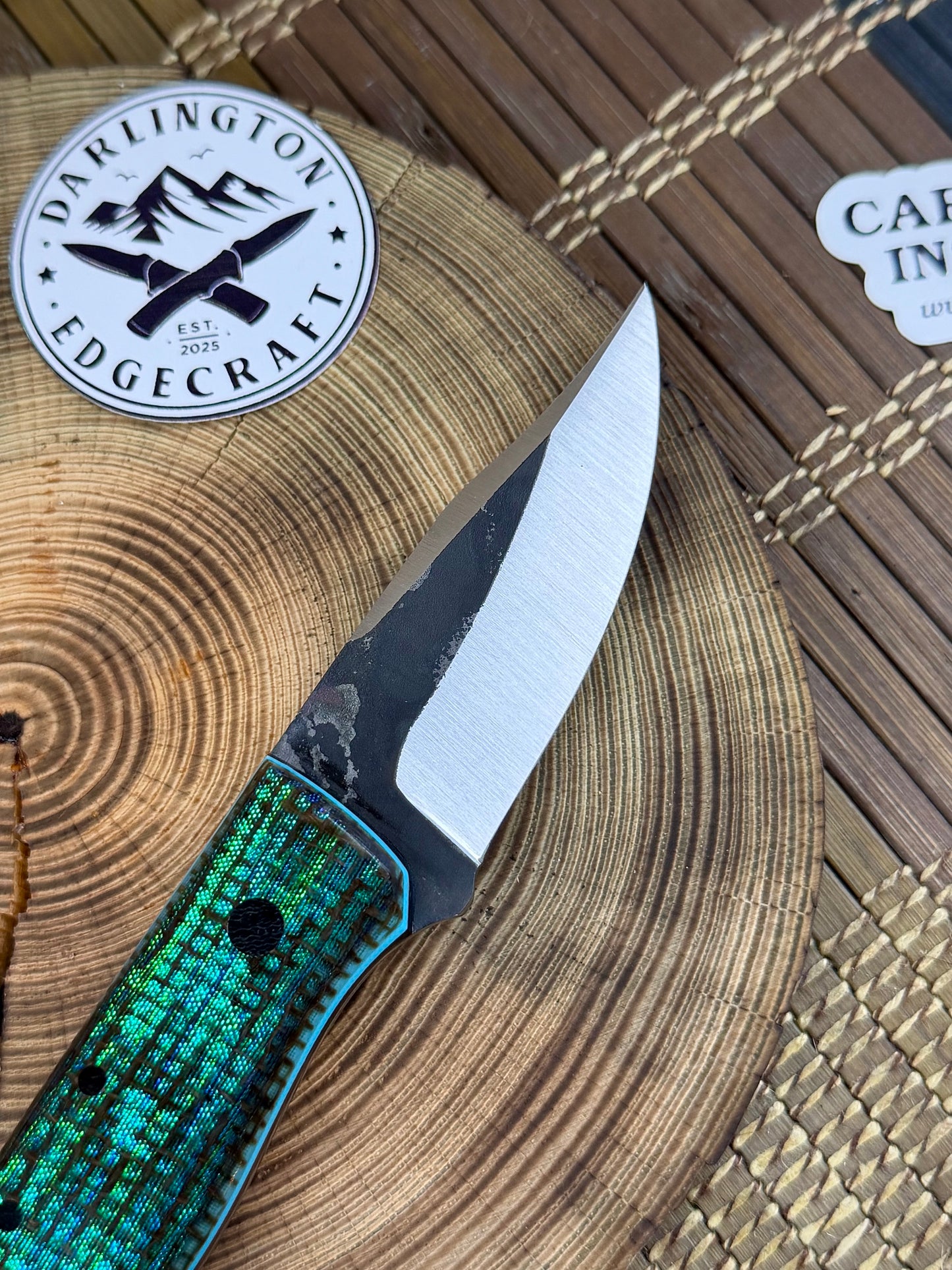 Scylla - Abalone Jute Micarta - Tapered Nitro V