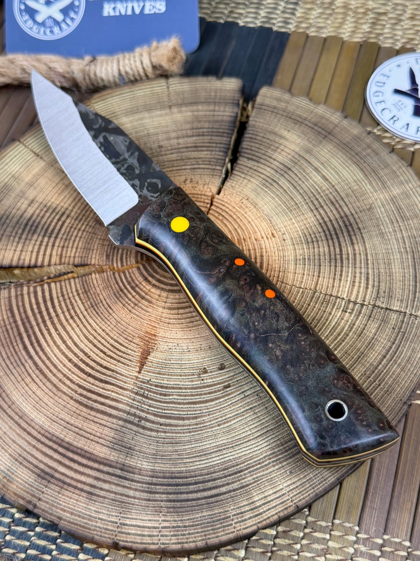 Chip Clip - Redwood Lace Burl - Tapered Nitro V