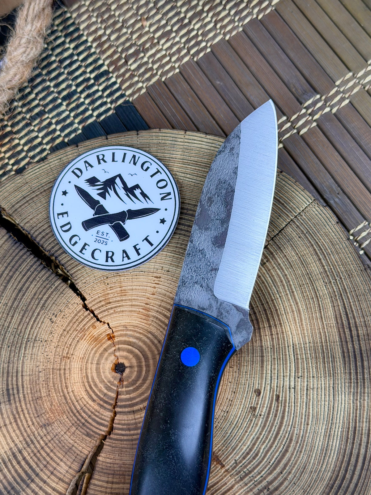 Rudolph - Green/Blue Stabilized Maple Burl - Tapered CPM154