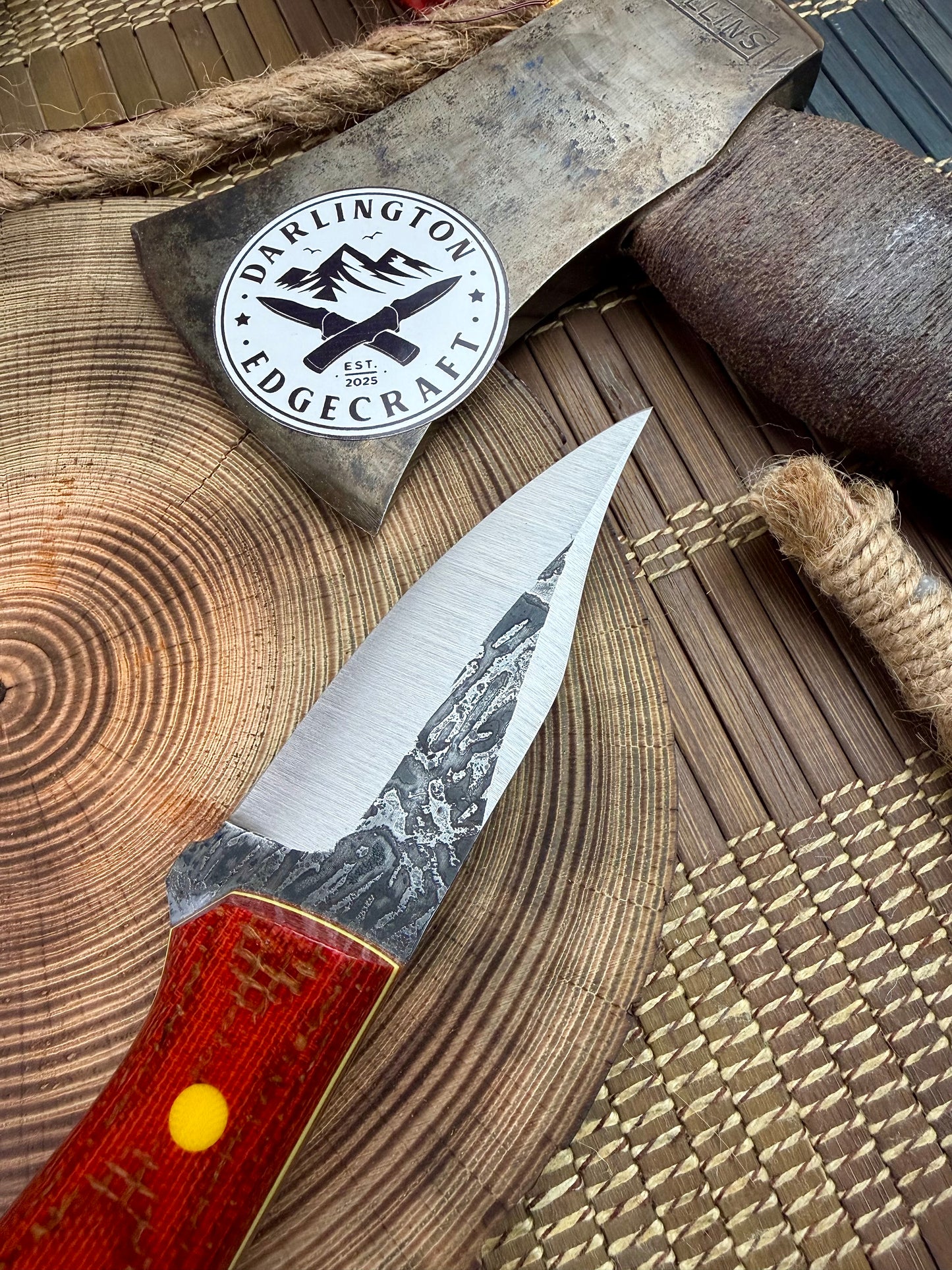 Chip Clip - Thermite Burlap - Tapered A2
