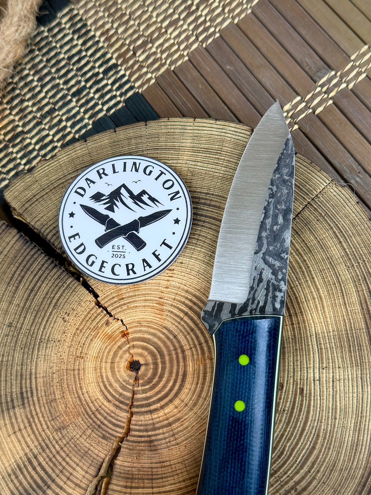 El Toro - Blue Canvas Micarta - Tapered A2