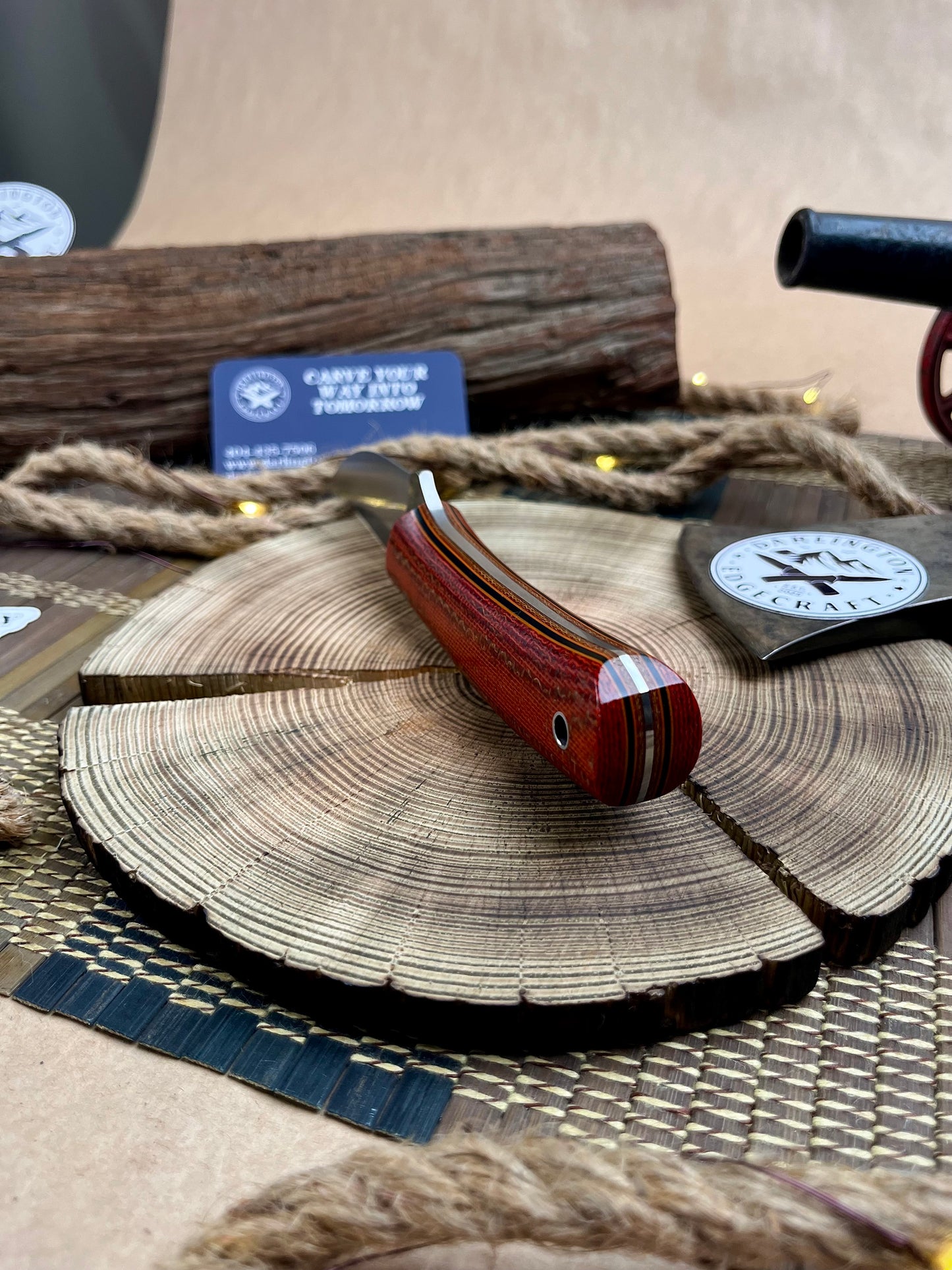 Quicksilver - Bright Thermite Burlap - Tapered A2