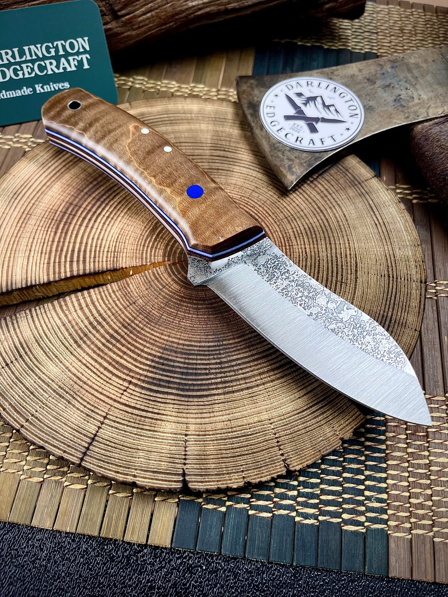 Ol’ Nessie - Brown Curly Maple - Tapered 1084 Steel