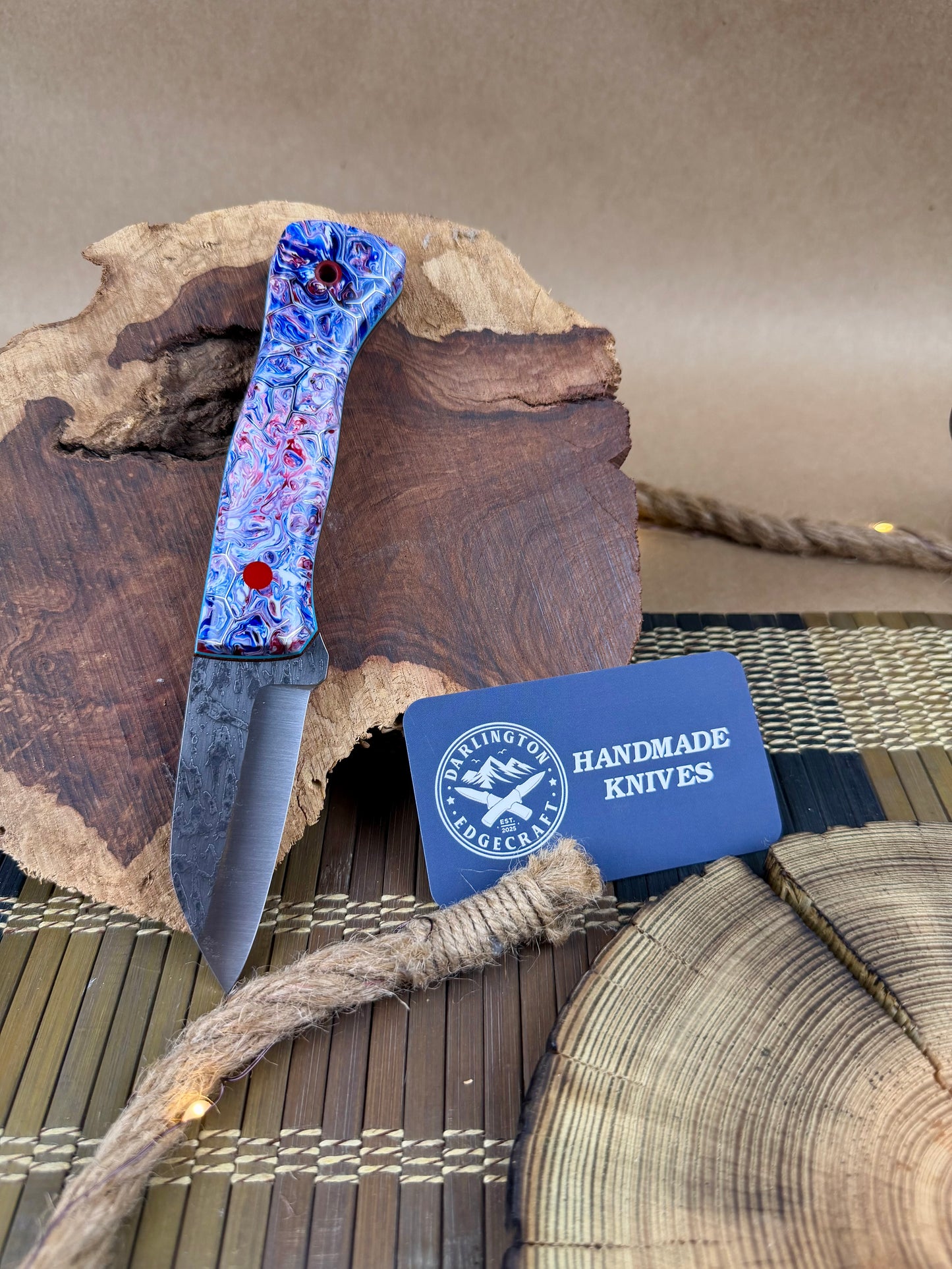 Big Foot - Voodoo Resins Red White and Blue Aluminum Honeycomb - Tapered A2