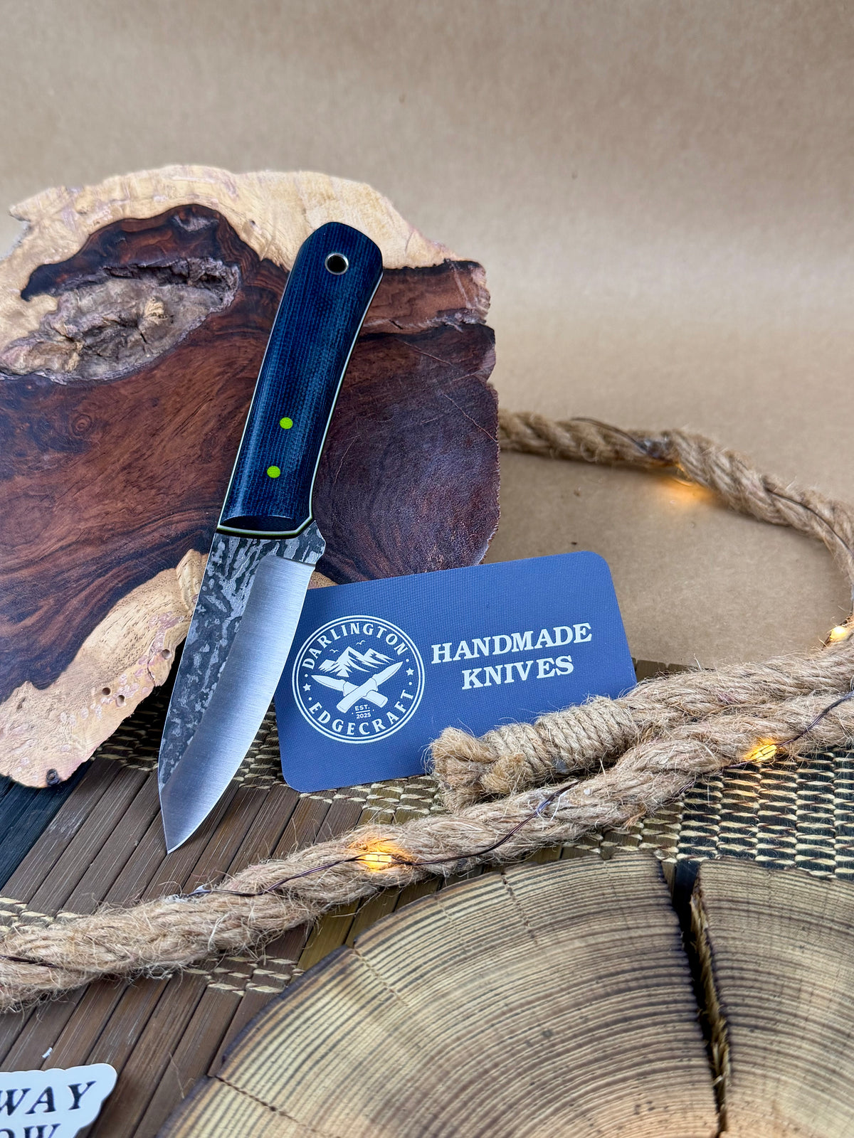 El Toro - Blue Canvas Micarta - Tapered A2