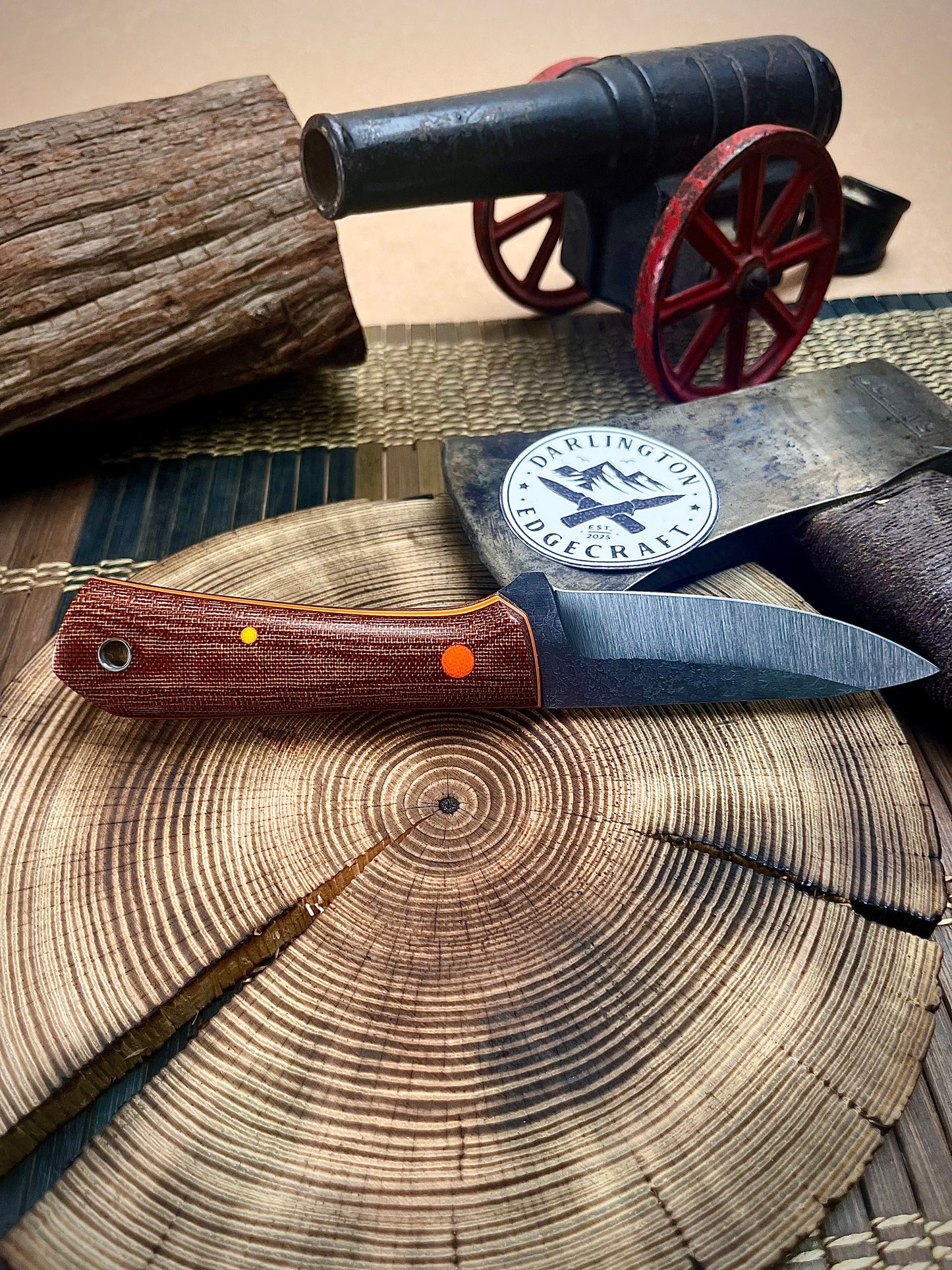 Sugar - Natural Micarta - Tapered A2