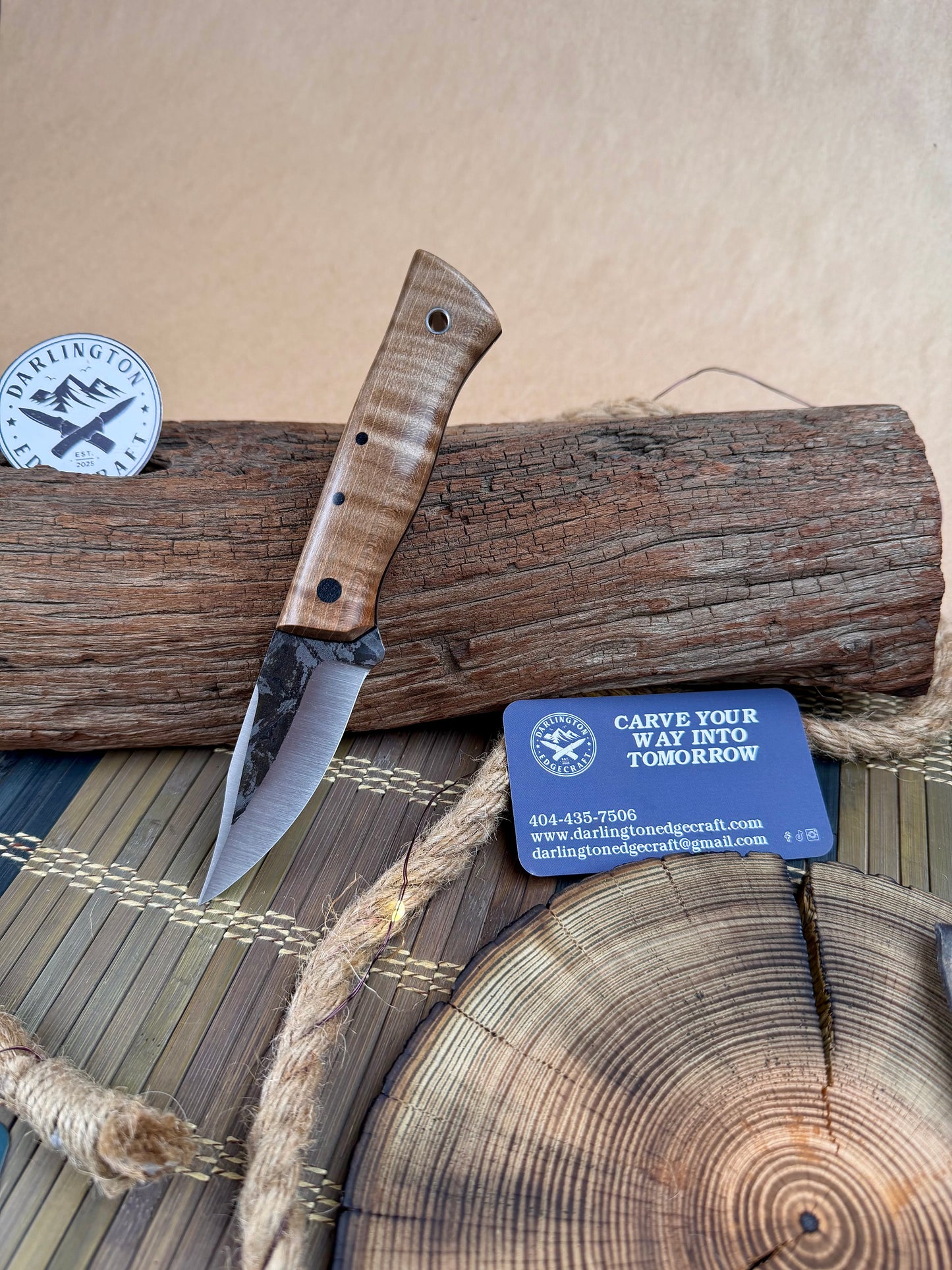 Scylla - Brown Curly Maple - Tapered Nitro V