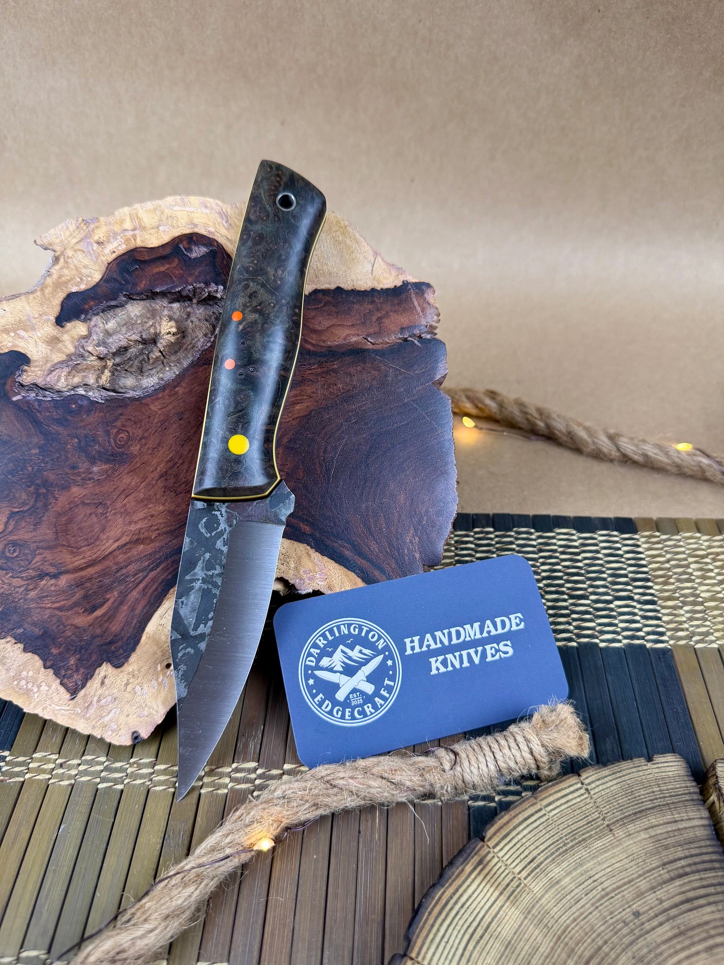 Chip Clip - Redwood Lace Burl - Tapered Nitro V