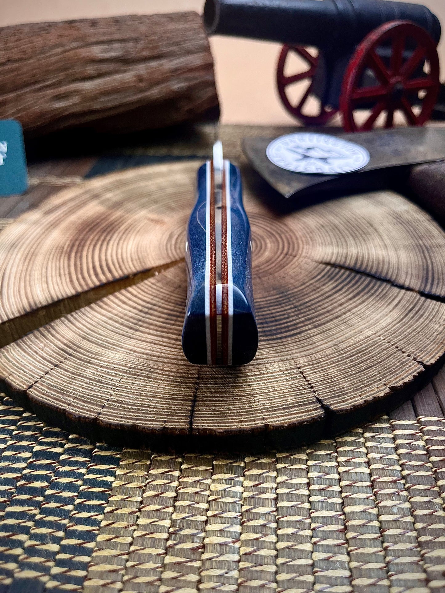 Penguin - Blue Curly Maple - Tapered A2
