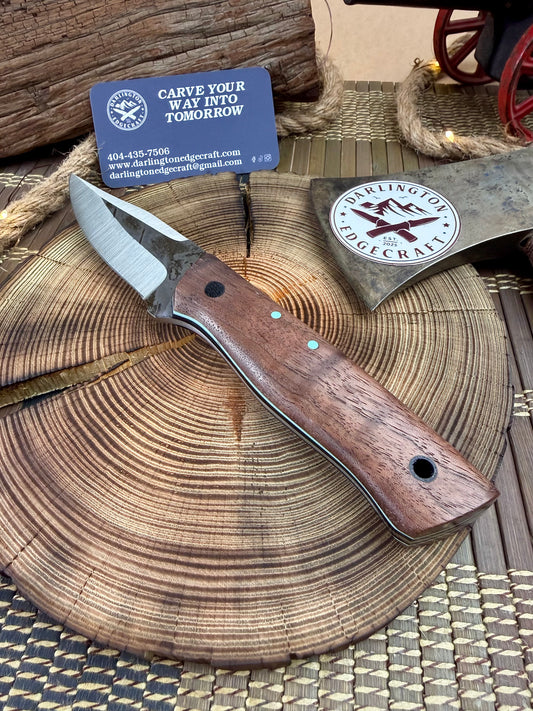 Chip Clip - Warm Curly Walnut - Tapered Nitro V