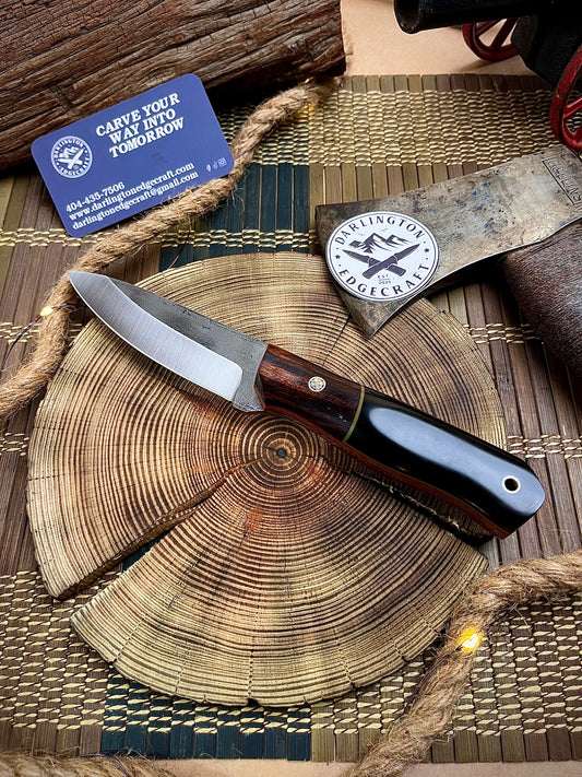Candyman - Bolstered Espresso Micarta - Tapered CPM 154