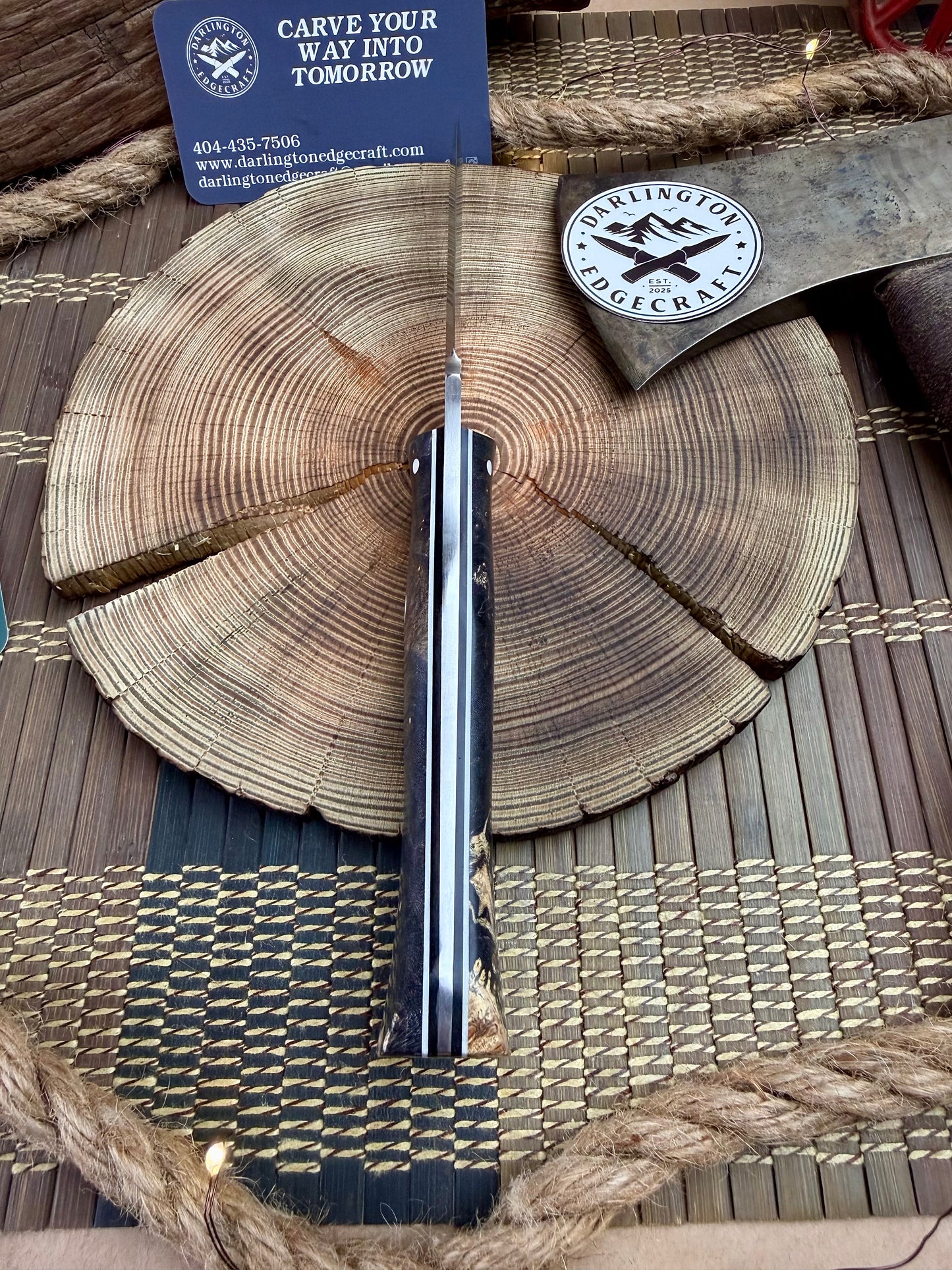 The Nightmare Before Christmas - Black Maple Burl - Tapered Nitro V