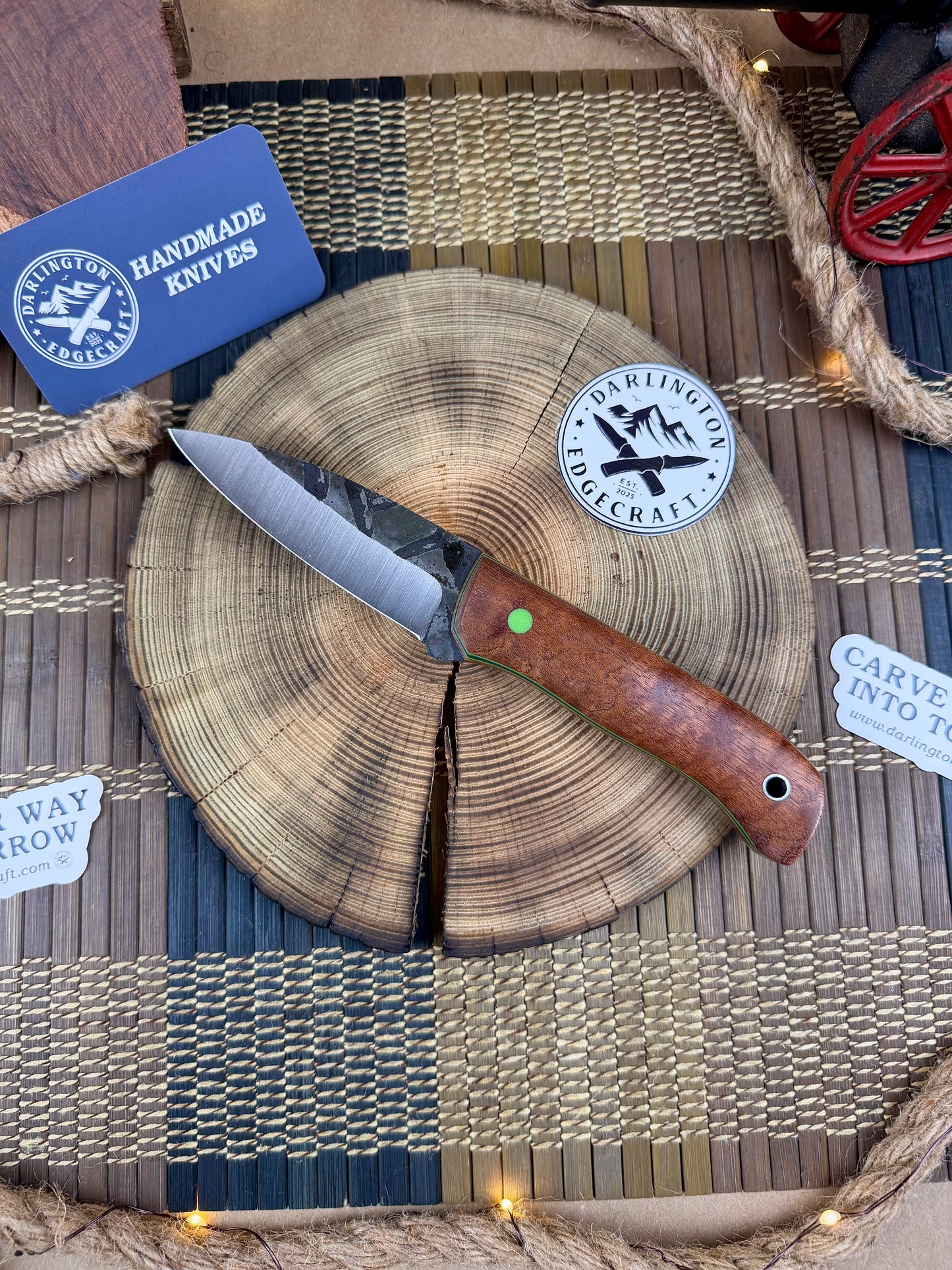 Kermit The 4in Kephart - Flamed Sapele - Tapered Nitro V