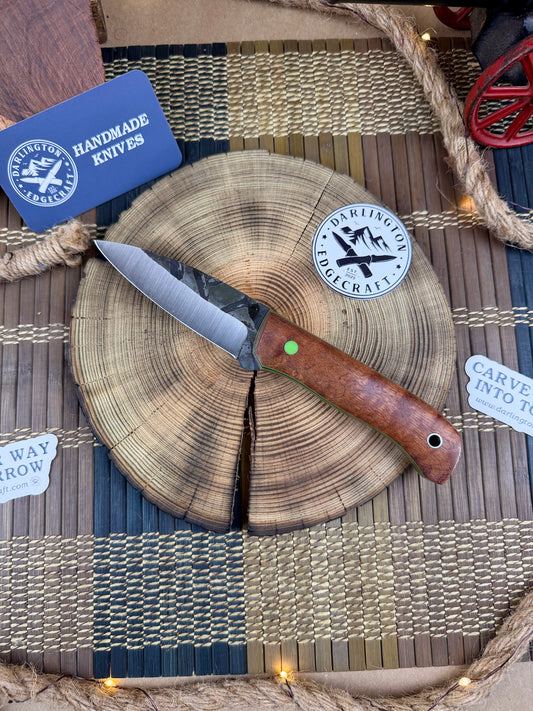 Kermit The 4in Kephart - Flamed Sapele - Tapered Nitro V