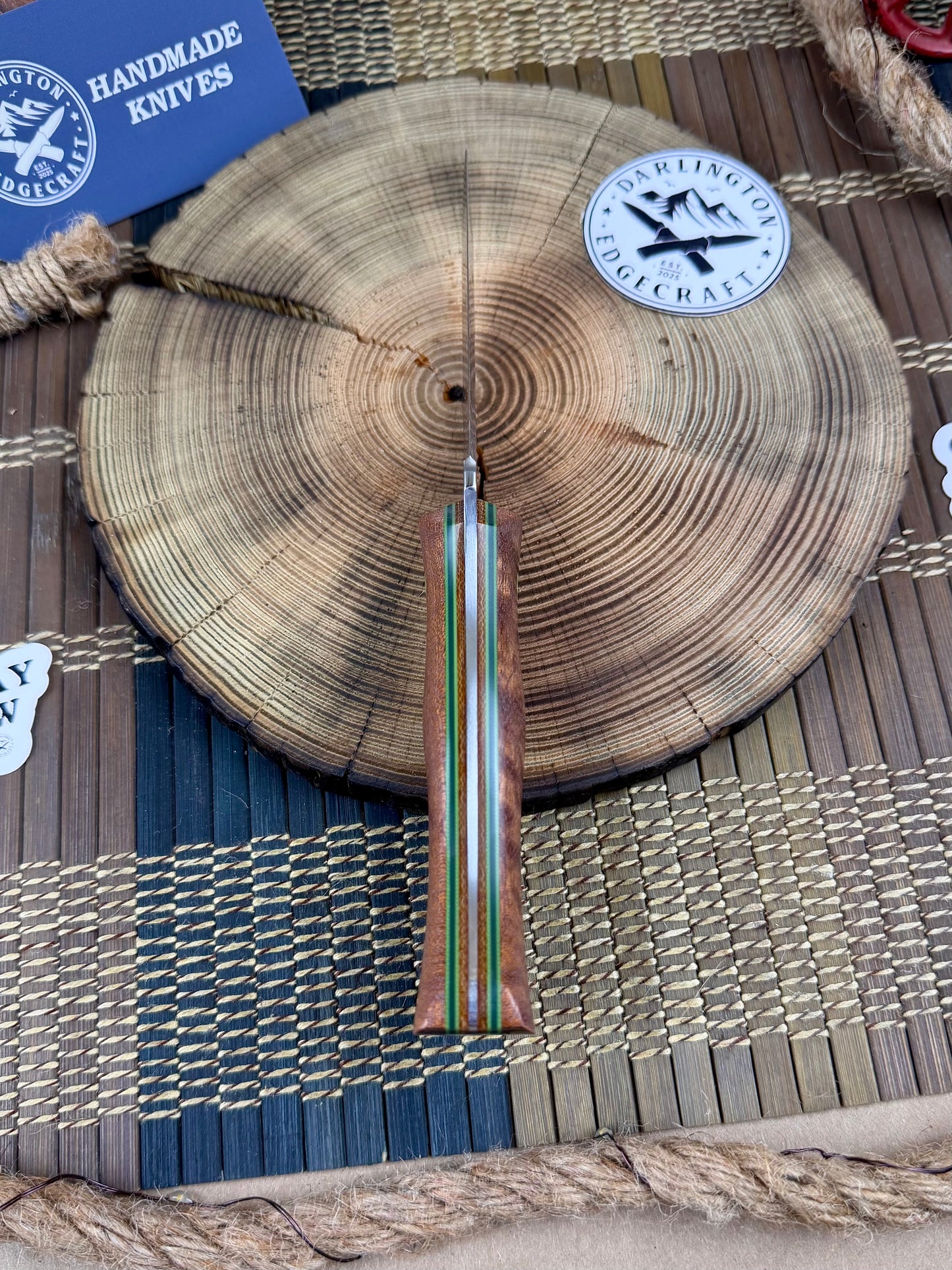 Kermit The 4in Kephart - Flamed Sapele - Tapered Nitro V