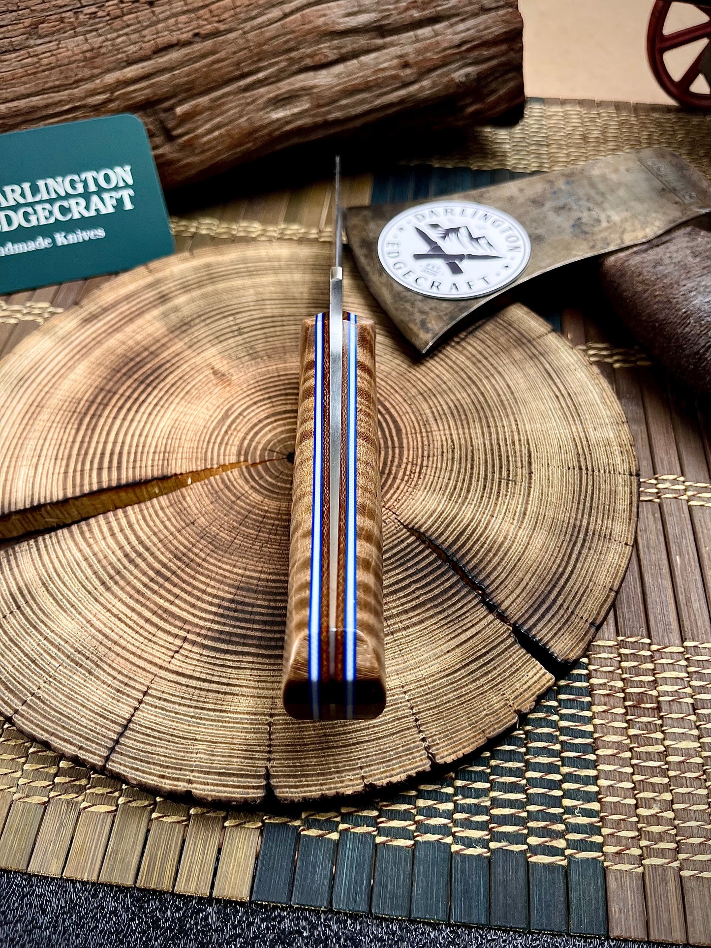 Ol’ Nessie - Brown Curly Maple - Tapered 1084 Steel