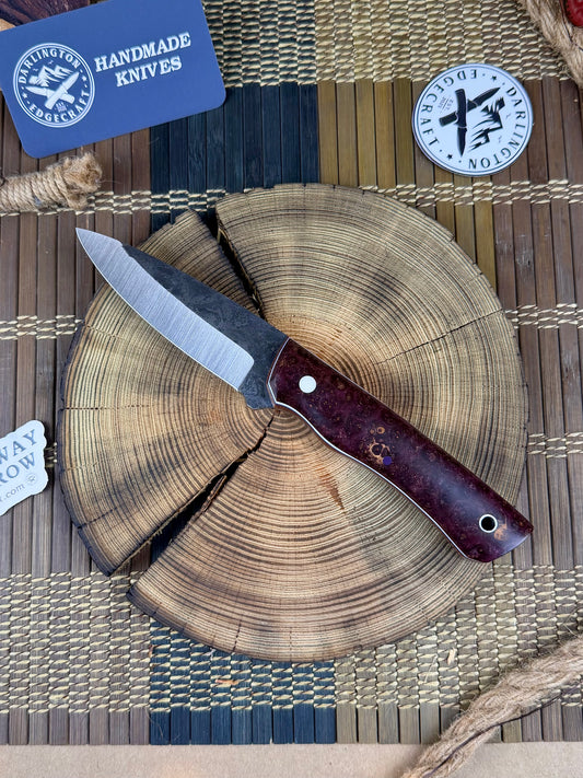 Freyja - Purple Amboyna Burl - Tapered MagnaCut